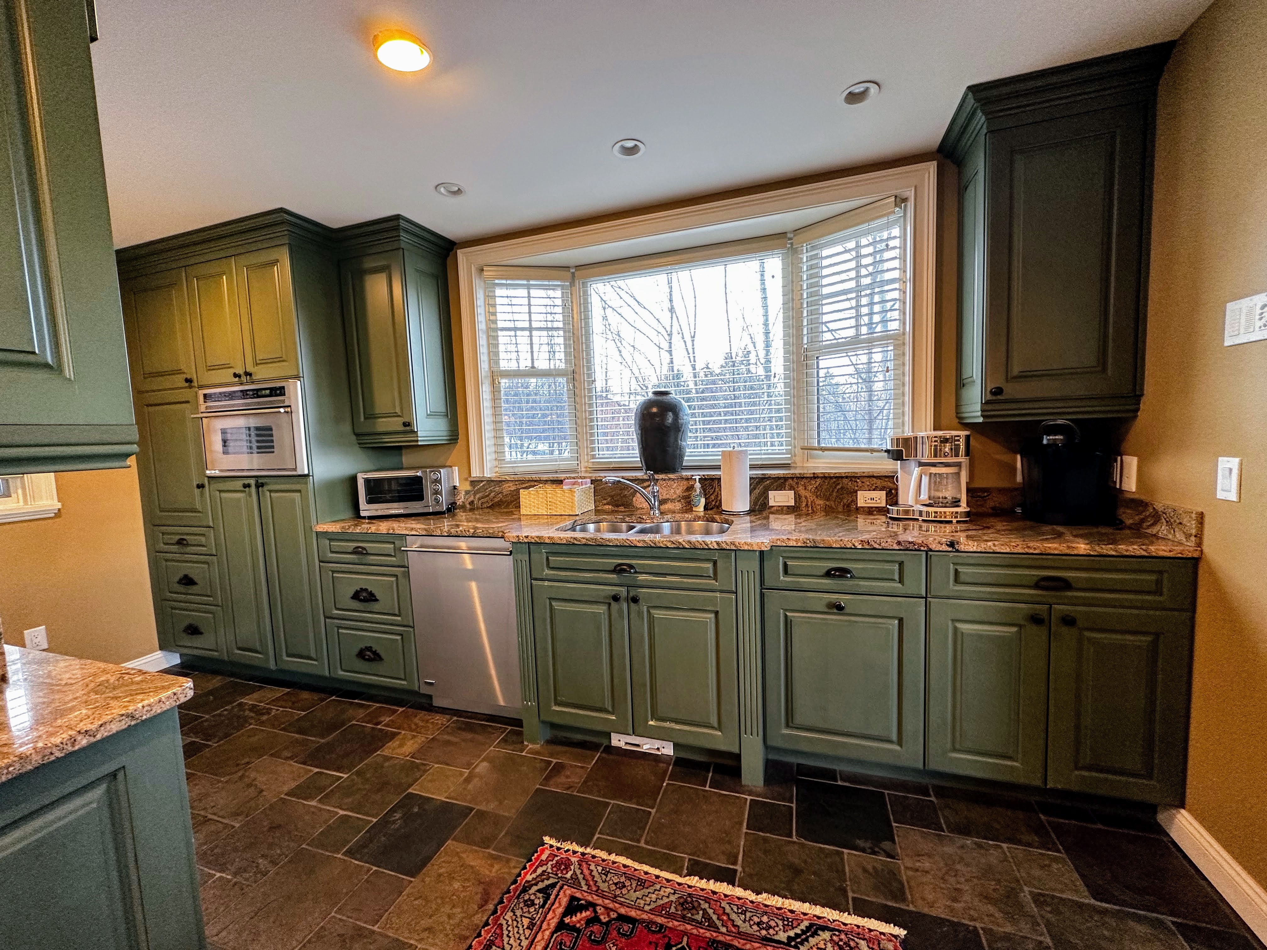 Main level kitchen prep area