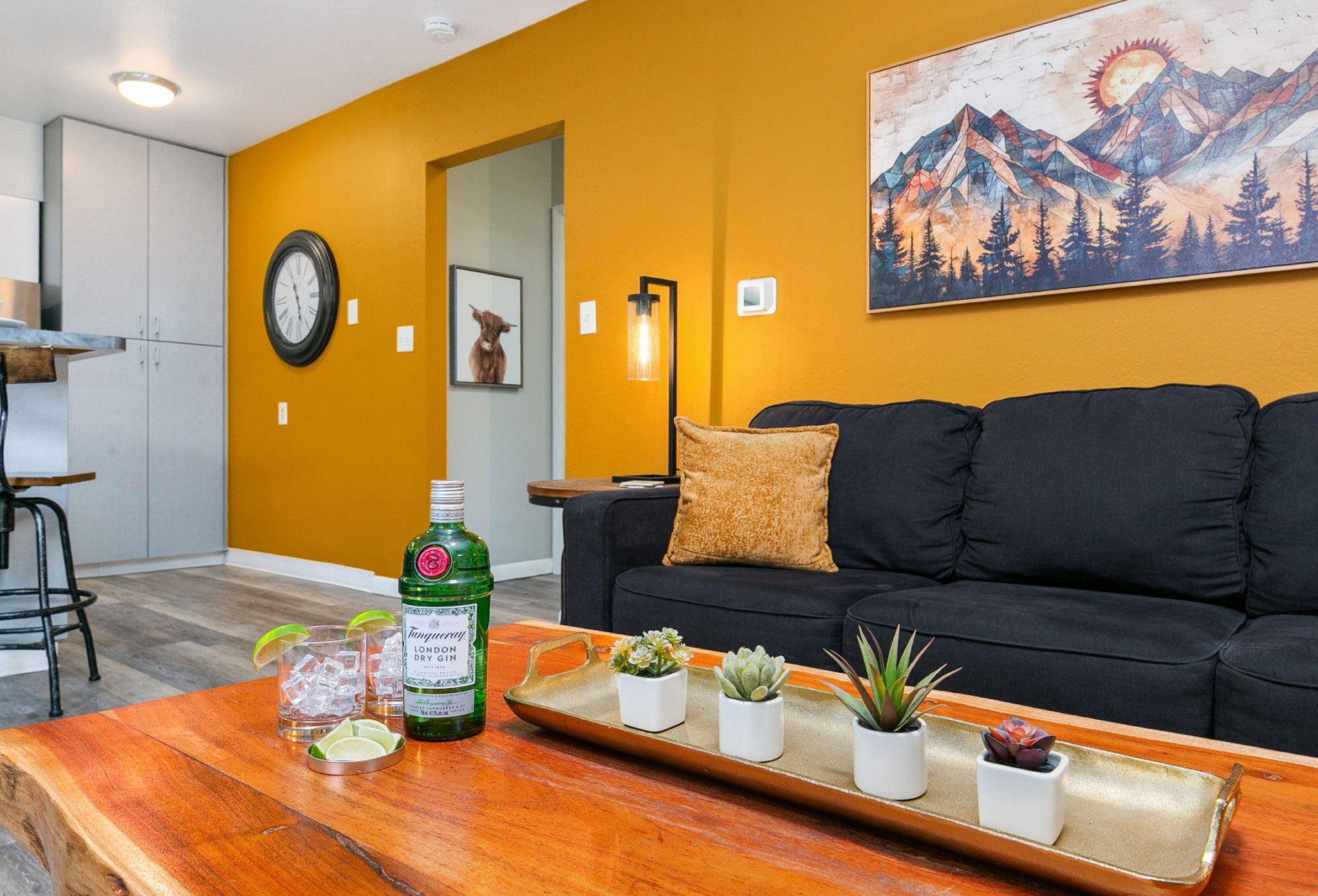 Butterscotch Suite | Living Room with 50" Smart TV