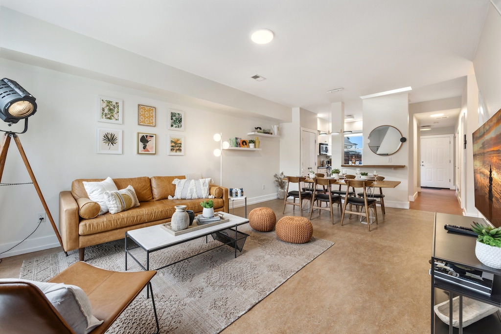 Open Concept | Spacious Living Area