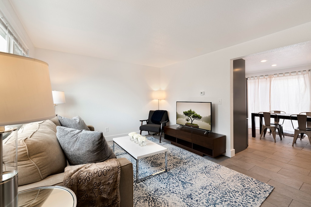 Living Room with Smart TV