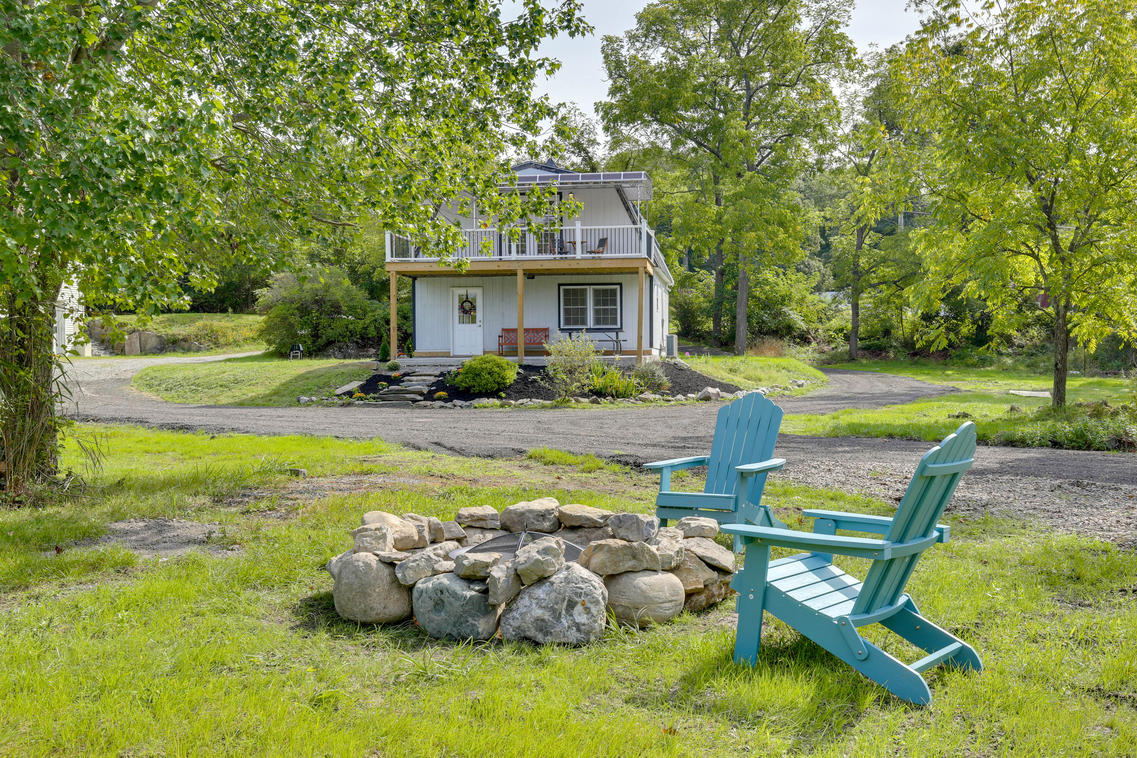 Property Image 1 - Private Pond & Fire Pit: Cabin in Wappingers Falls