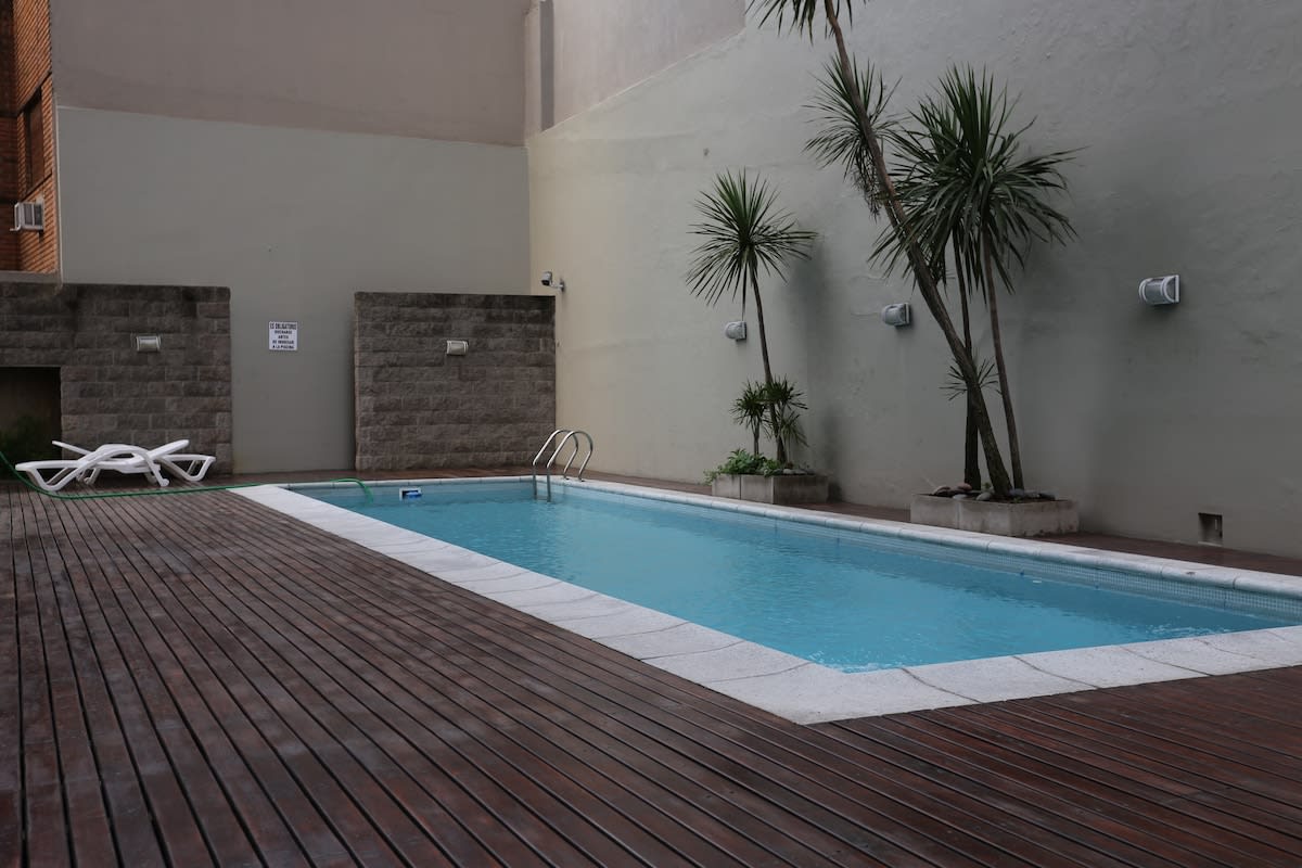 Swimming pool in building
