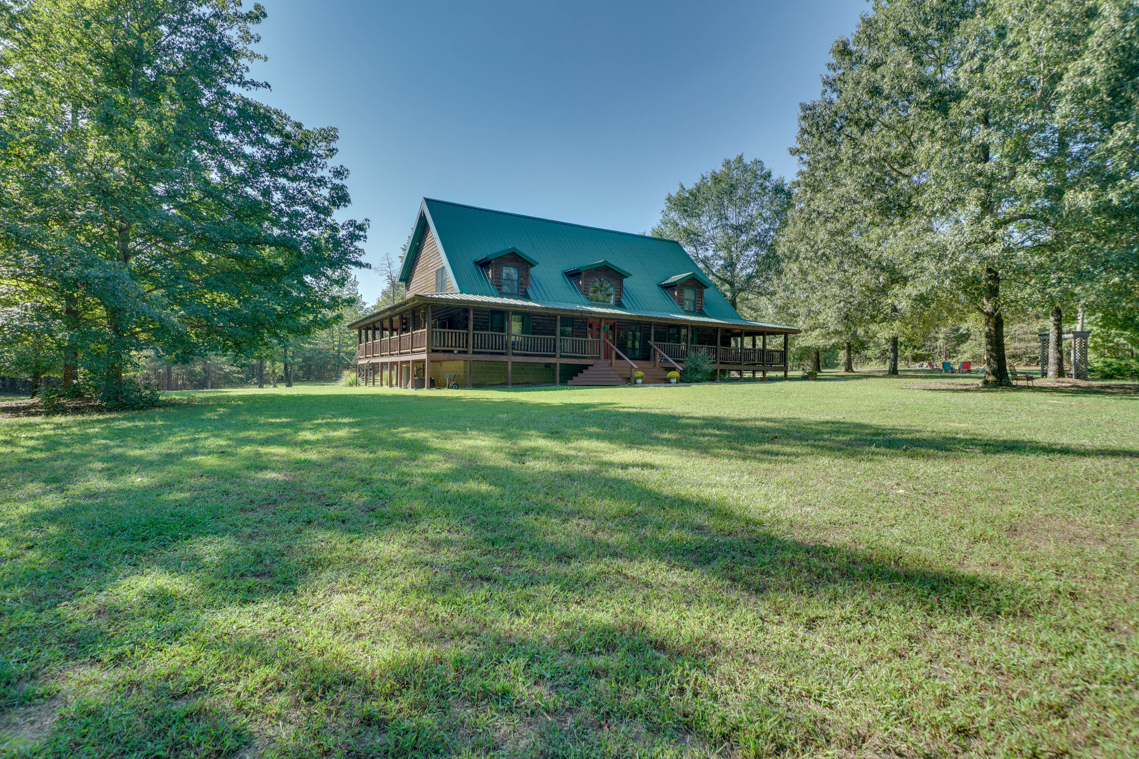 Property Image 1 - Secluded Broken Bow Cabin w/ Fire Pit and Deck!