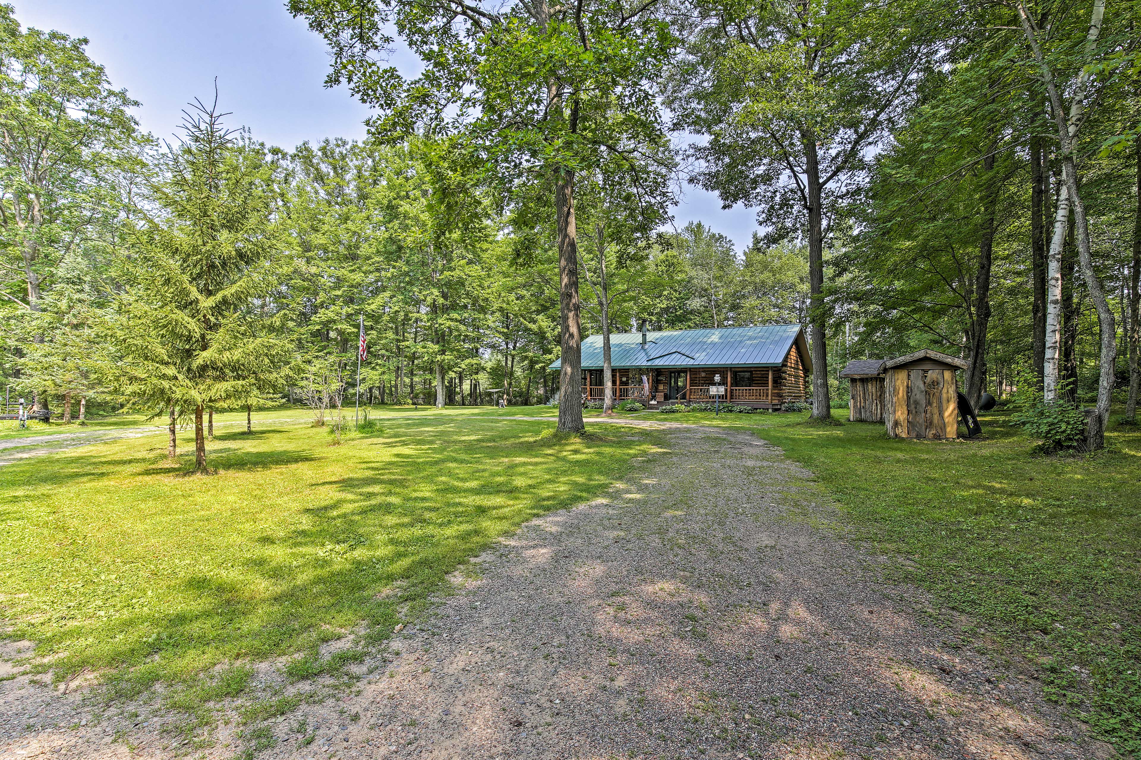 Property Image 1 - Scenic Cabin on 2 Acres Near Lake Holcombe Marina!