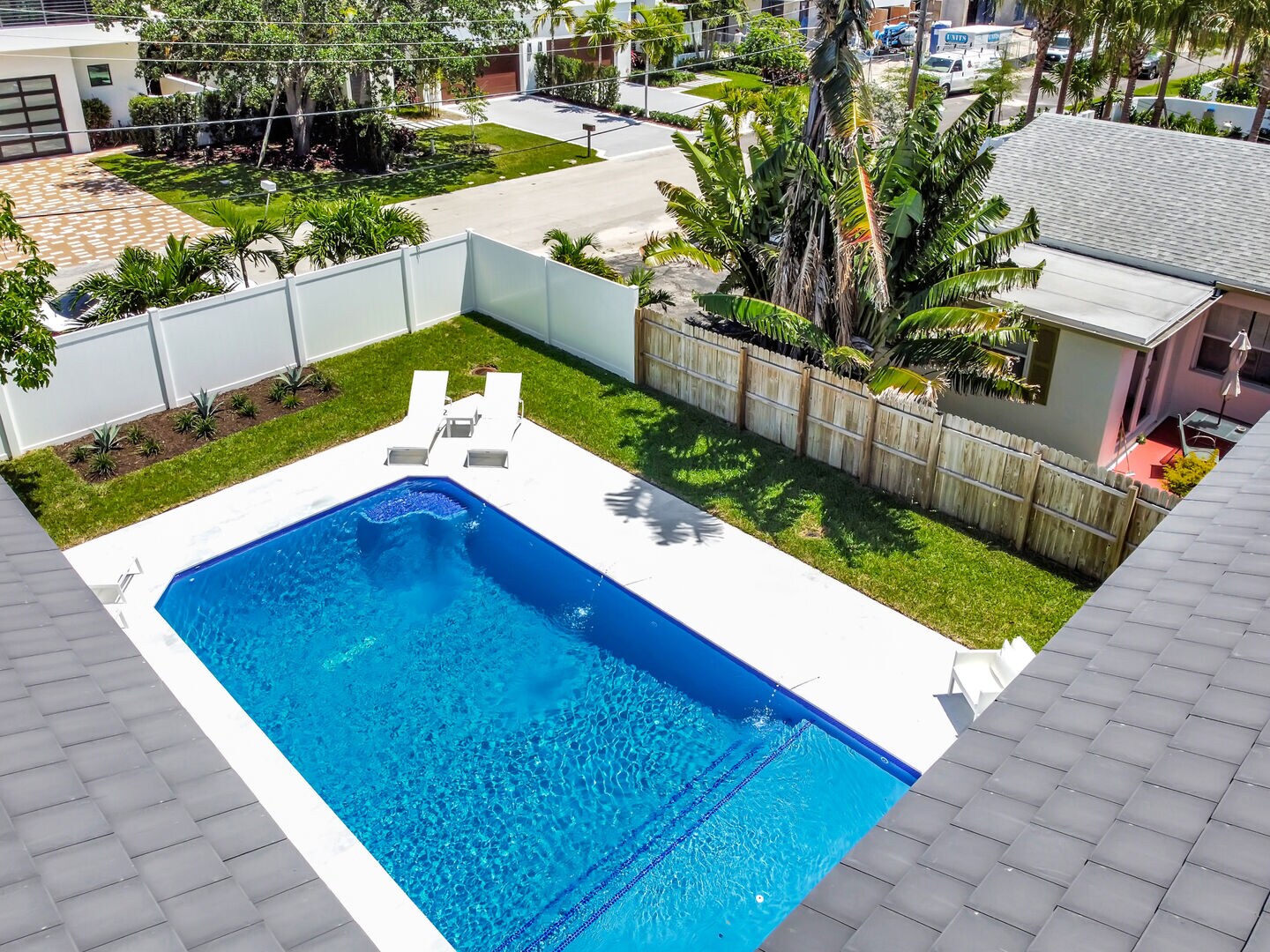 Heated Pool in Private Yard