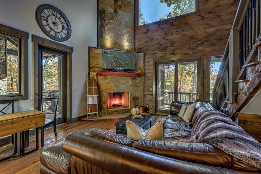 Property Image 2 - Singing Pines - Mountain Views | Hot Tub | Screened Porch | Fire Pit