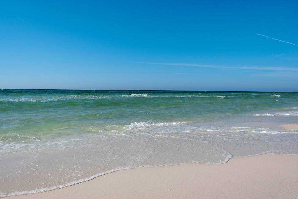 Beautiful beach just a short walk away