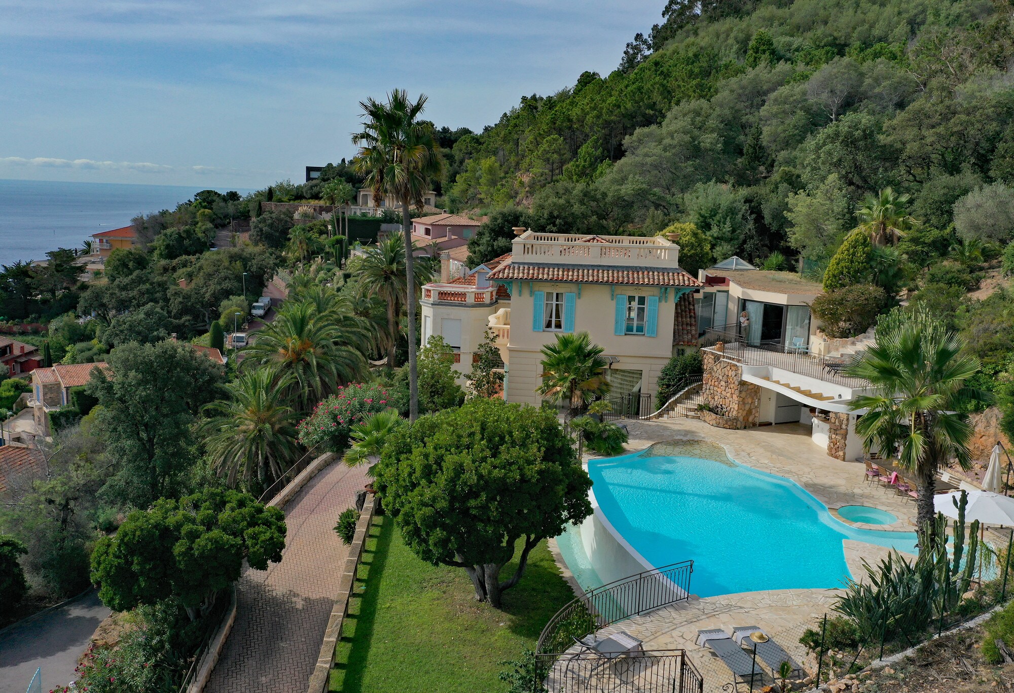 Property Image 2 - Villa Oneiro Infinity Pool and View on Cannes