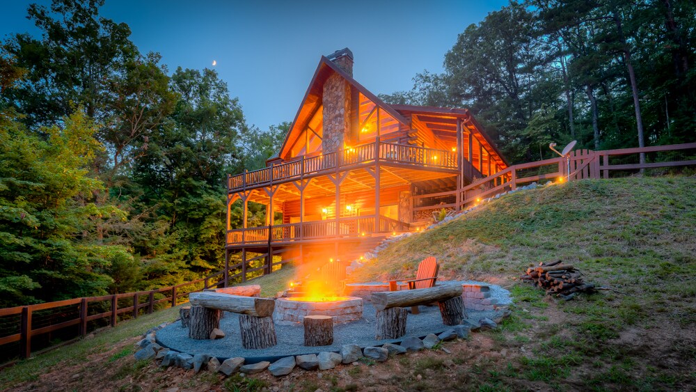 Property Image 1 - Bigfoot of Blue Ridge - Mountain View above Blue Ridge Lake | Hot Tub | Movie Room | Pool Table