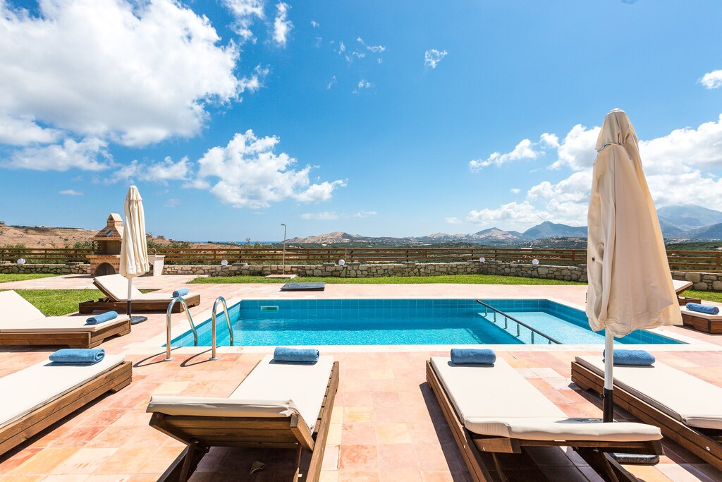 Tranquility unfold at the pool area.
