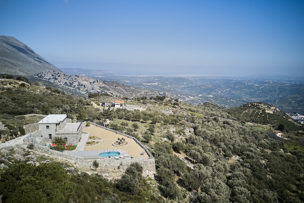 Birds' Eye view from the Villa surroundings.