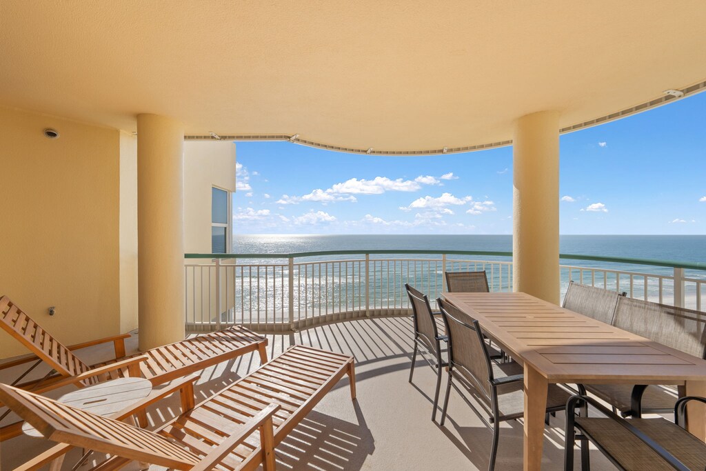 Private Beachfront Balcony - Brand New Furniture