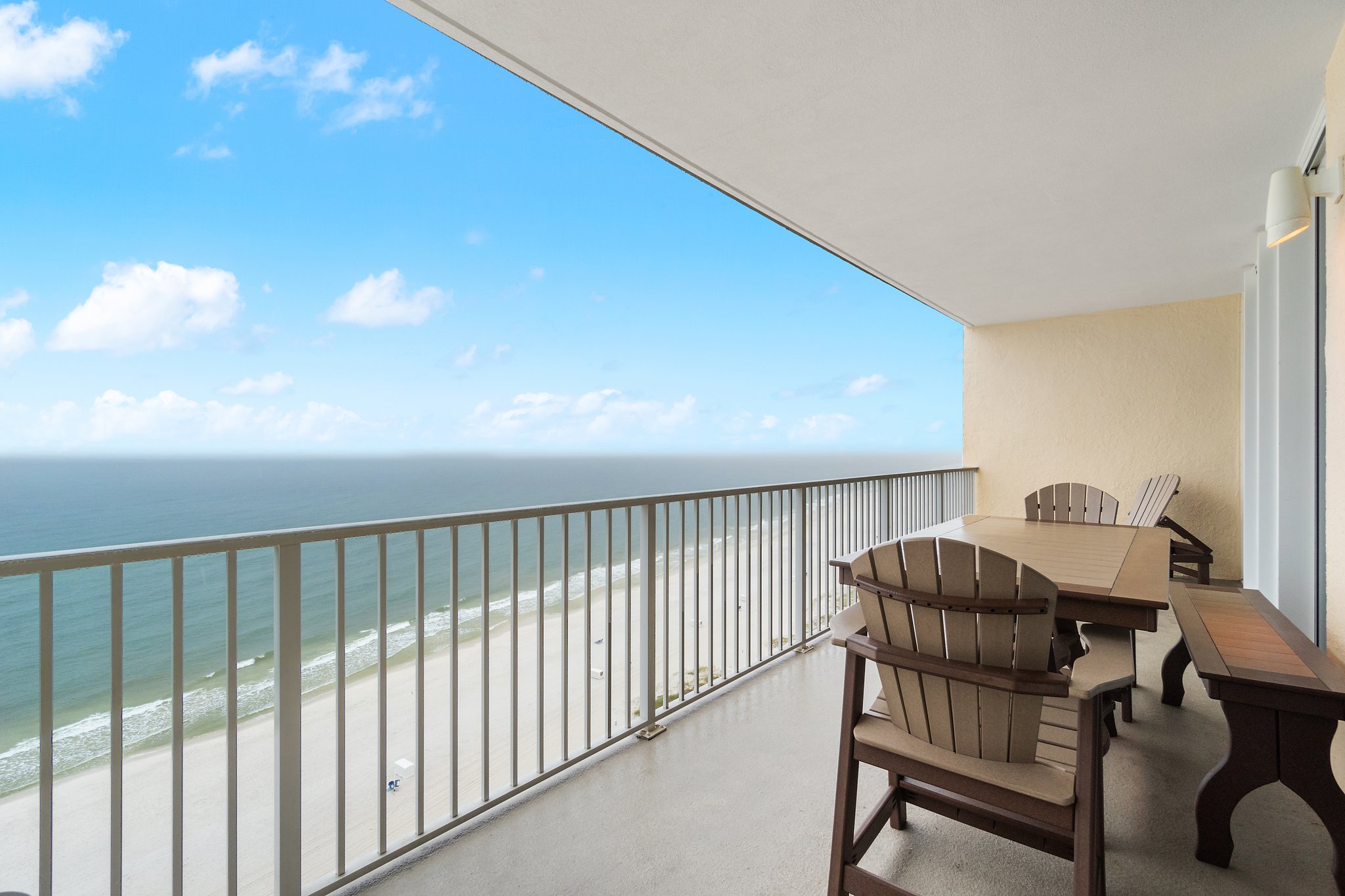 Private Beachfront Balcony