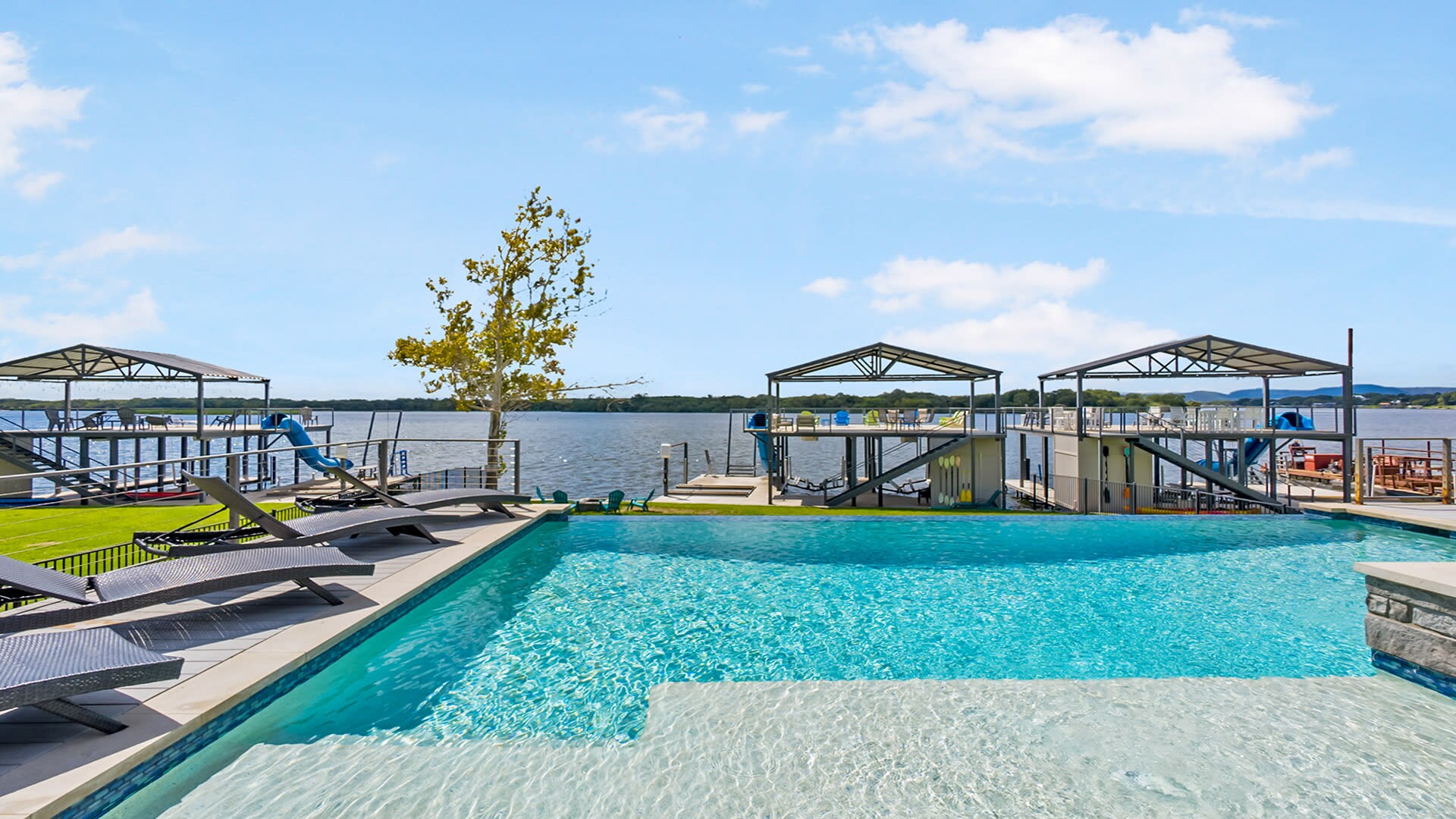 Amazing Heated Pool with Lake Views