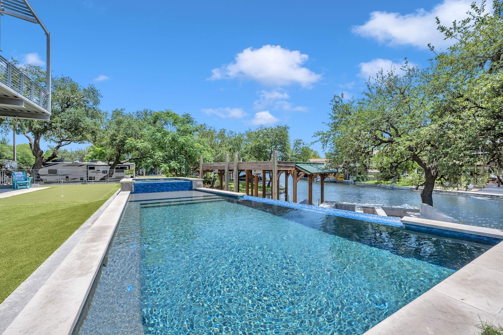 Swimming Pool and Hot Tub