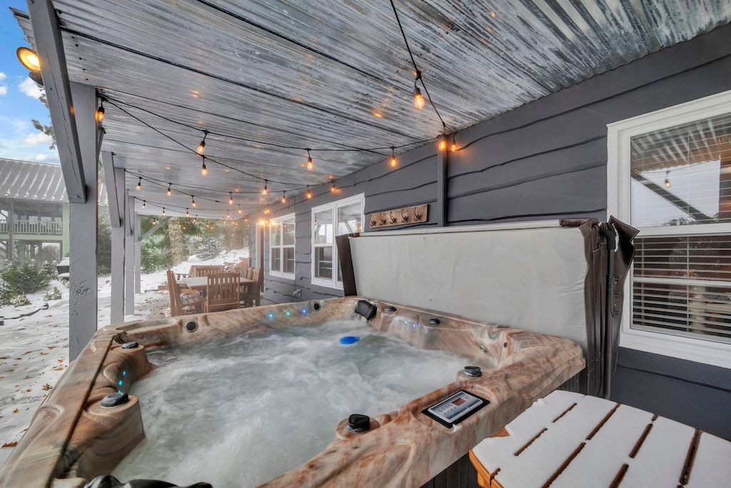 Hot Tub on Lower Level Deck