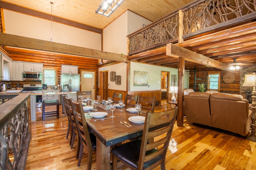 Main Level Living Room, Dining Area, Kitchen