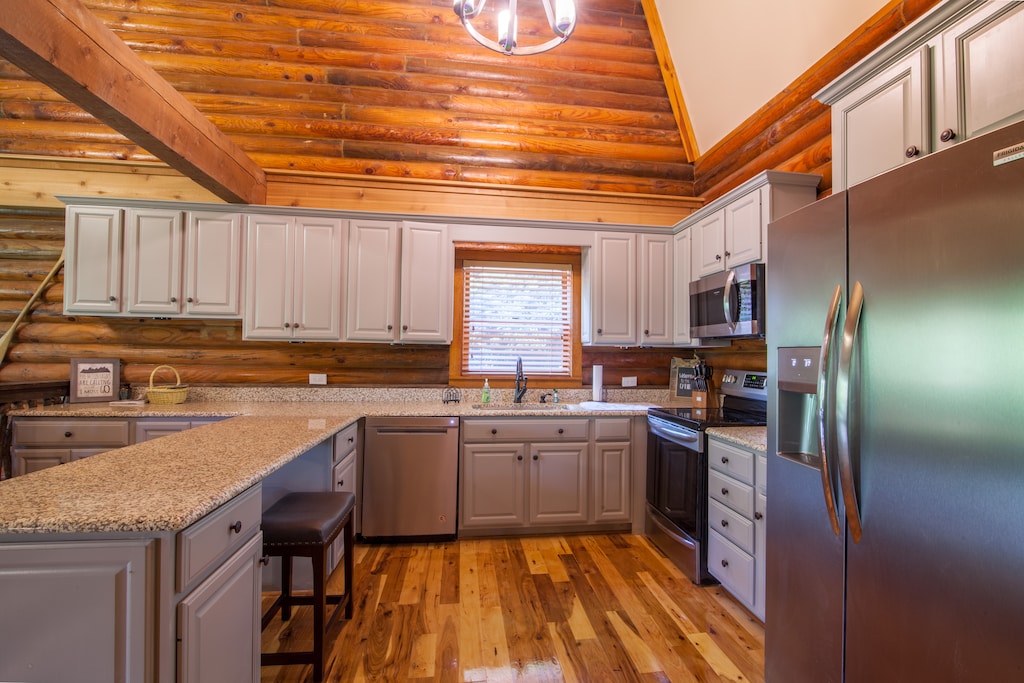 Kitchen with Stainless Appliances