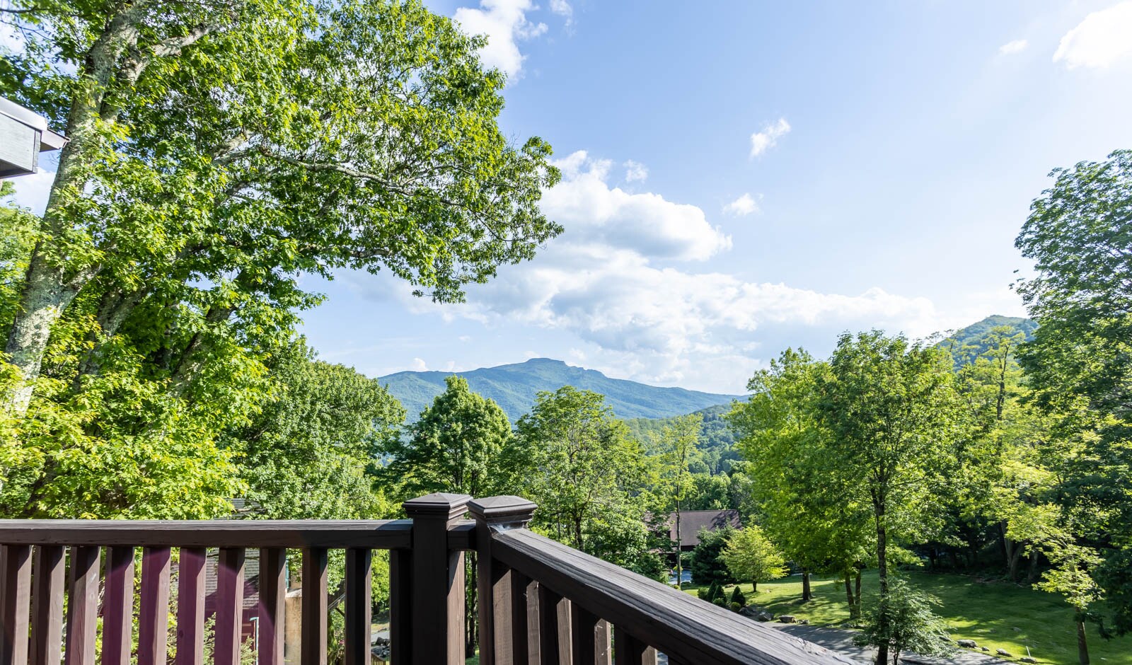Views of Grandfather Mountain from Patio at Howling Rock