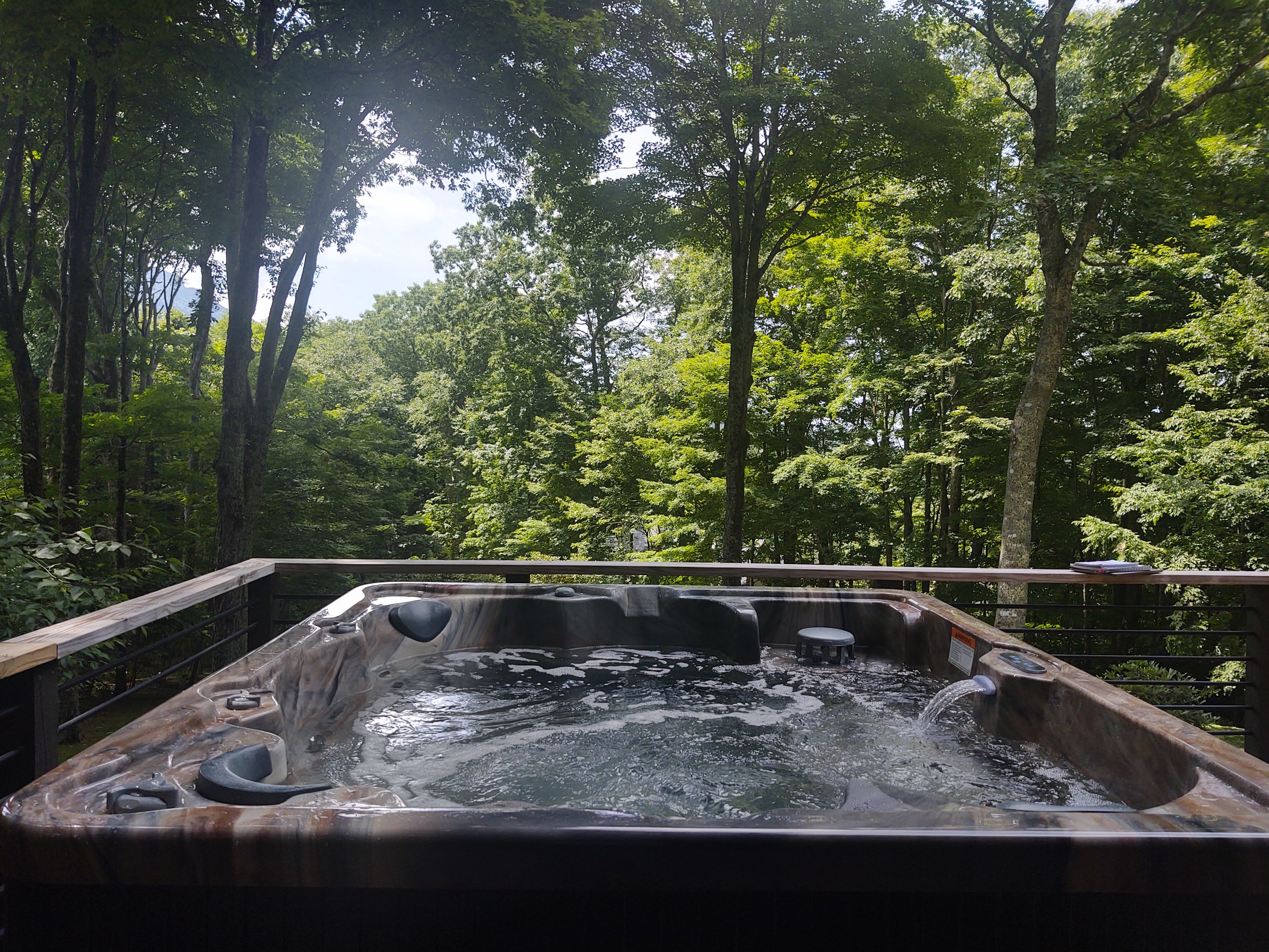 Hot Tub With a Gorgeous Setting