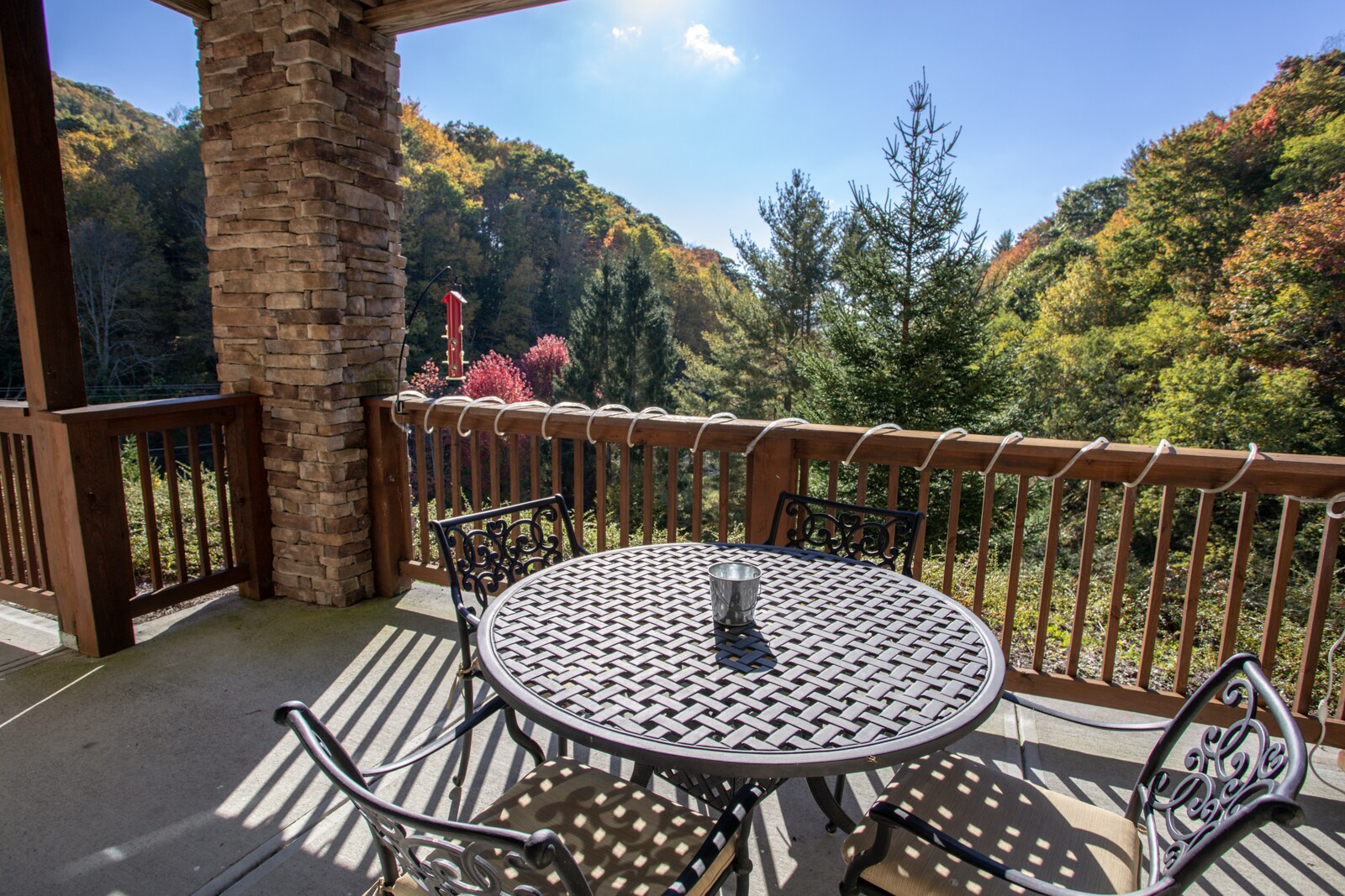 Beautiful Views on the Covered Porch