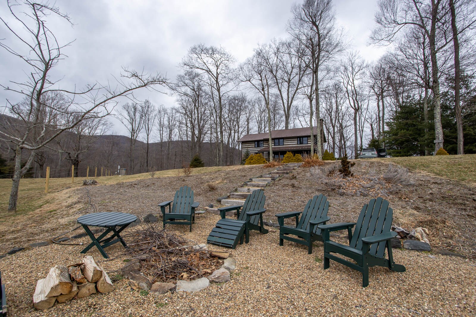 Speckles Private Fire Pit, convenient walk from Cabin