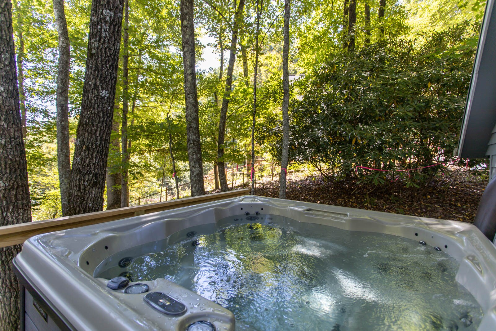 Hot Tub on the Side Deck