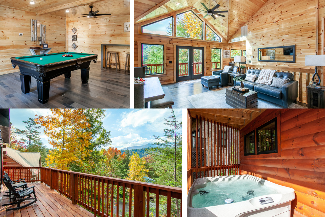 Property Image 1 - Stunning View, Hot tub, & Games!