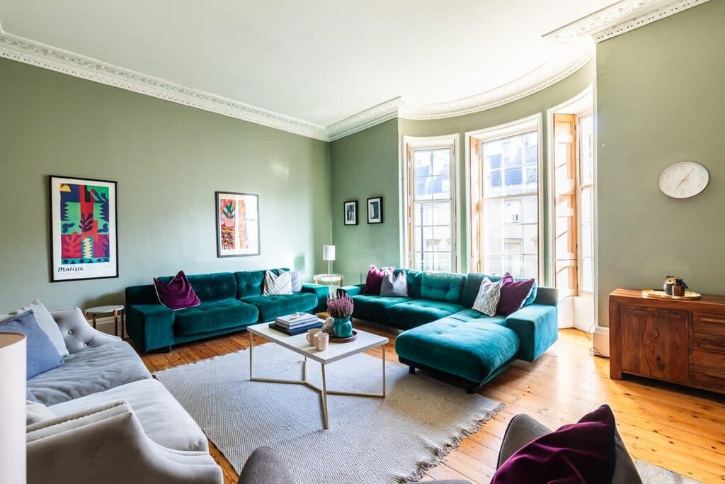 Expansive living room