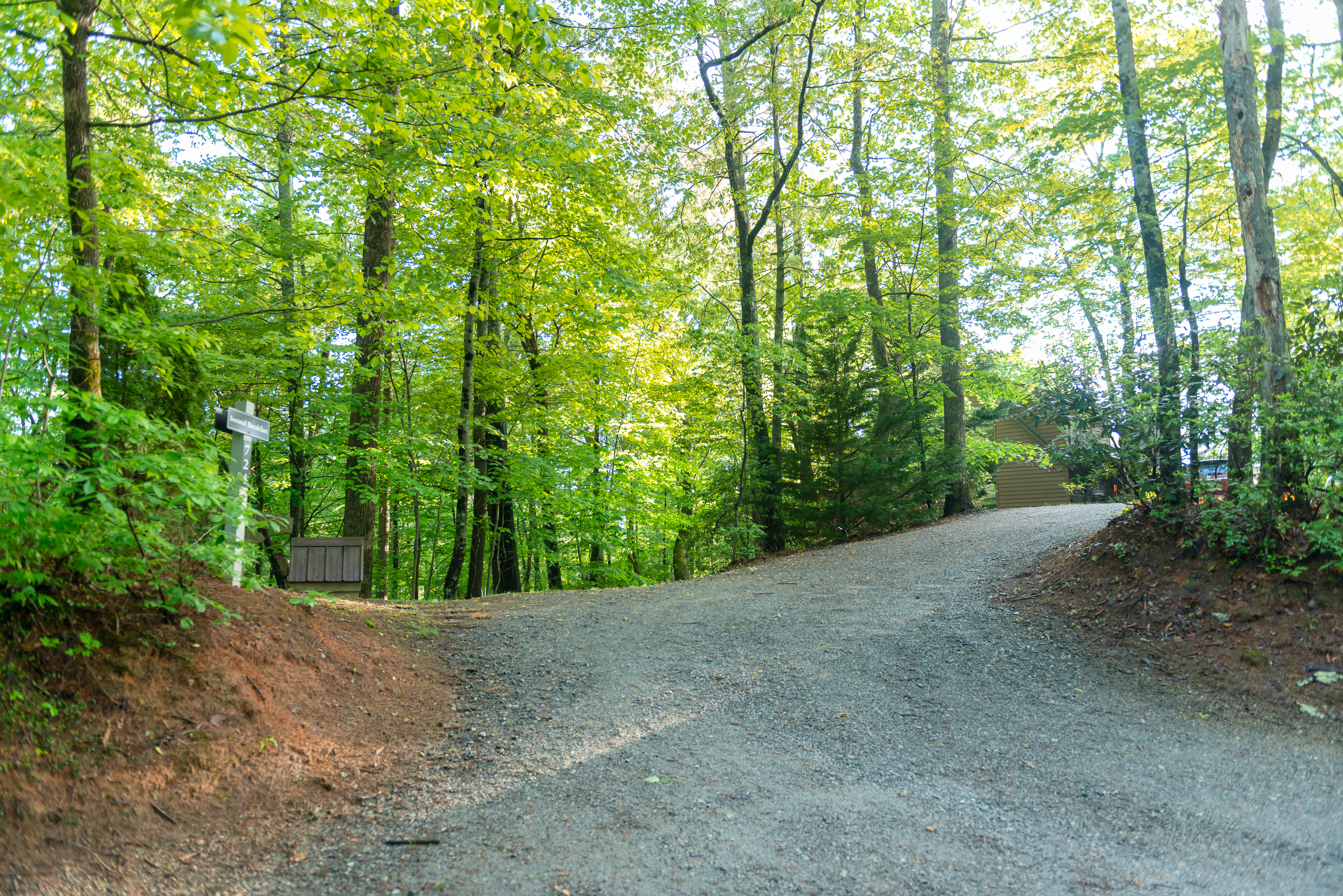 The driveway leading up to Second Breakfast