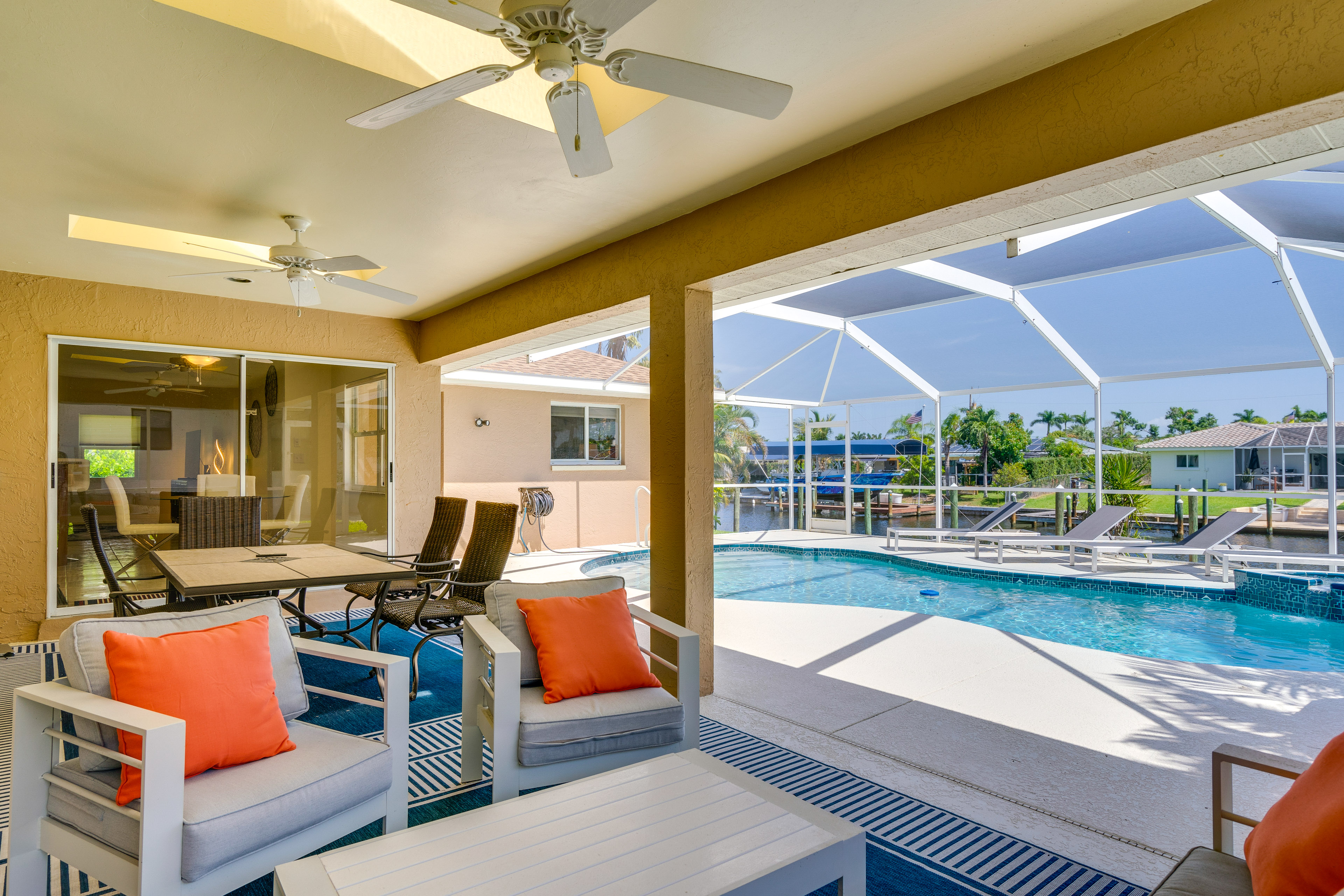 Property Image 1 - Canal-Front Cape Coral Home: Pool, Screened Lanai!