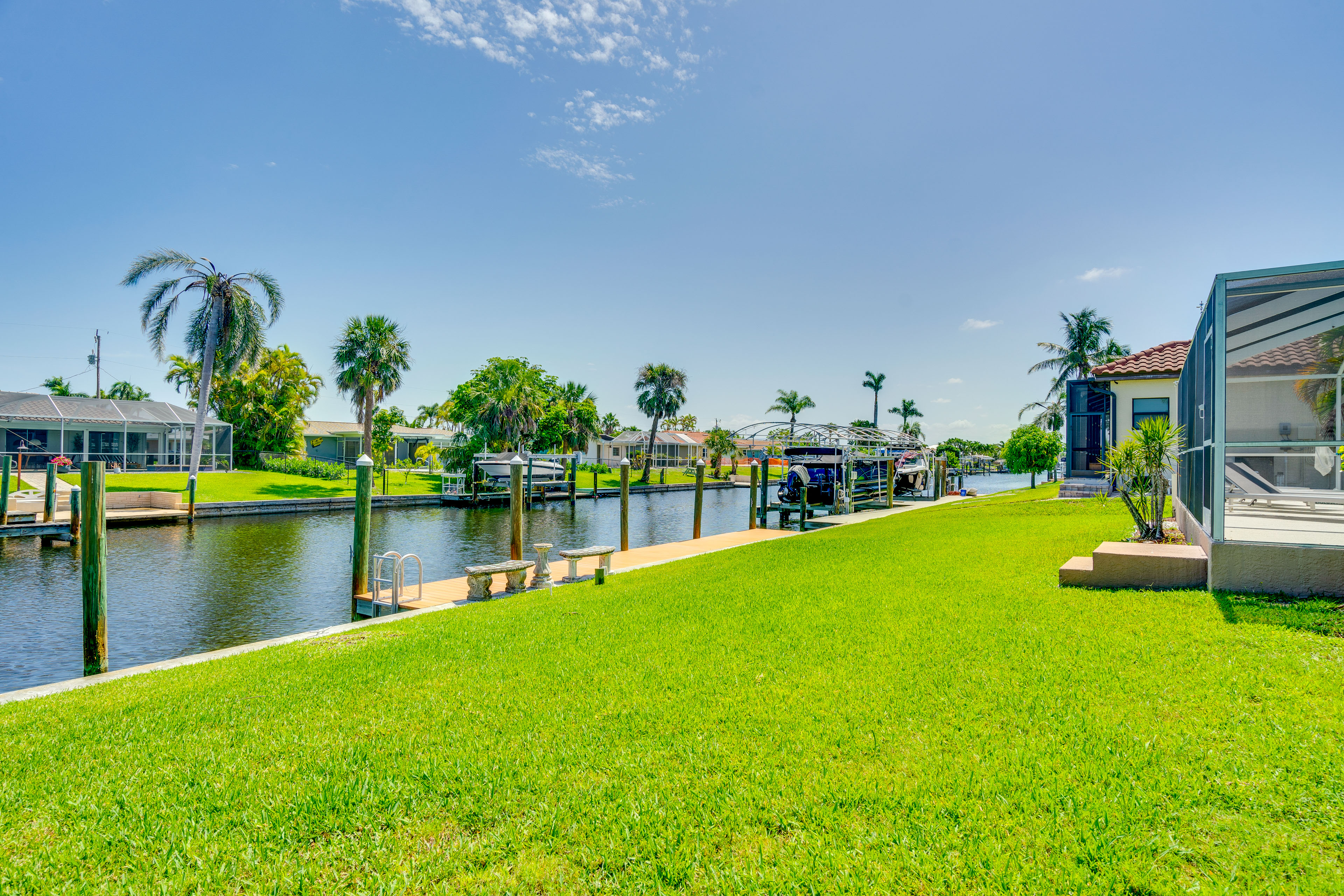 Property Image 2 - Canal-Front Cape Coral Home: Pool, Screened Lanai!