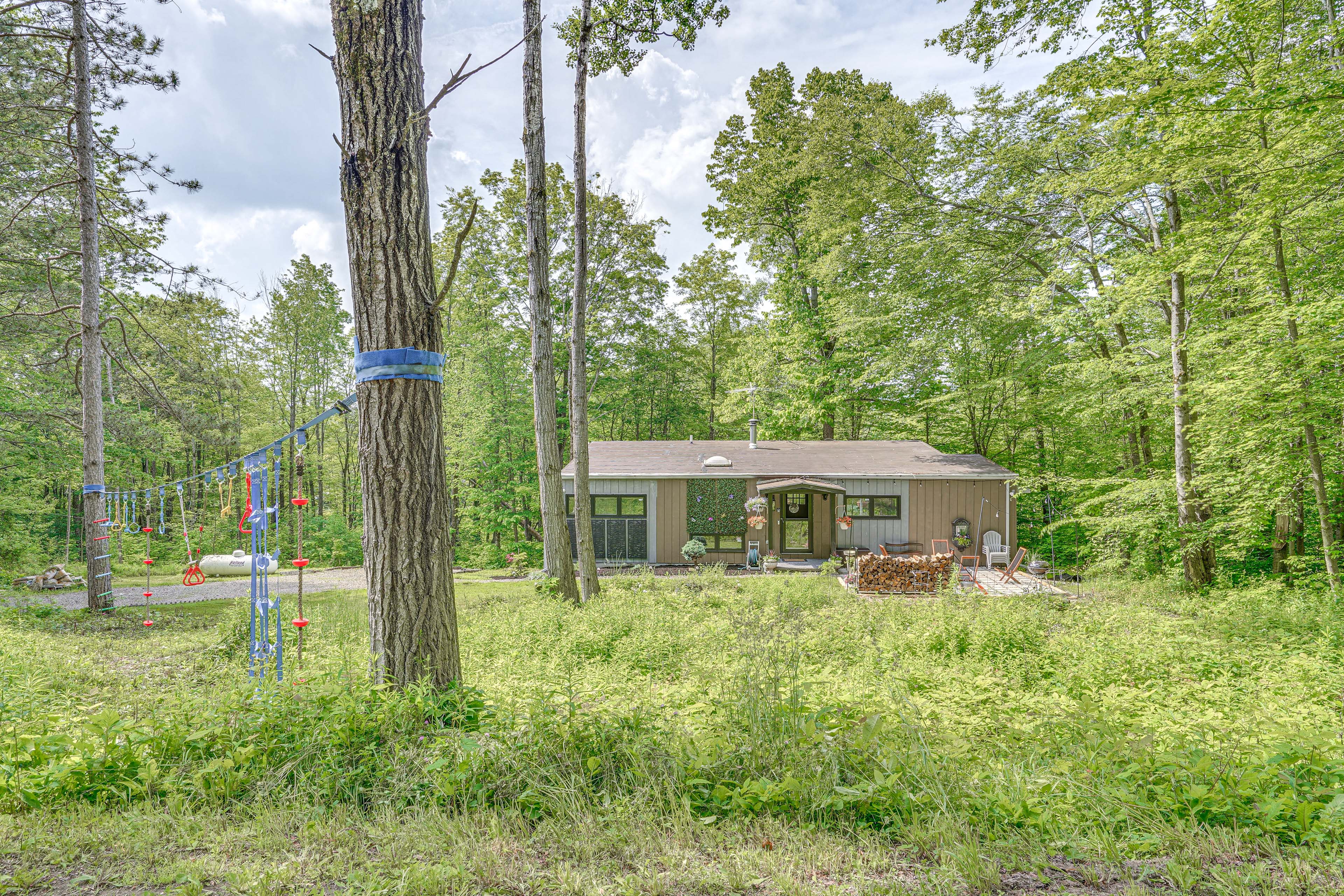 Property Image 1 - ’Alpine House’ Modern Delevan Cabin on 2 Acres