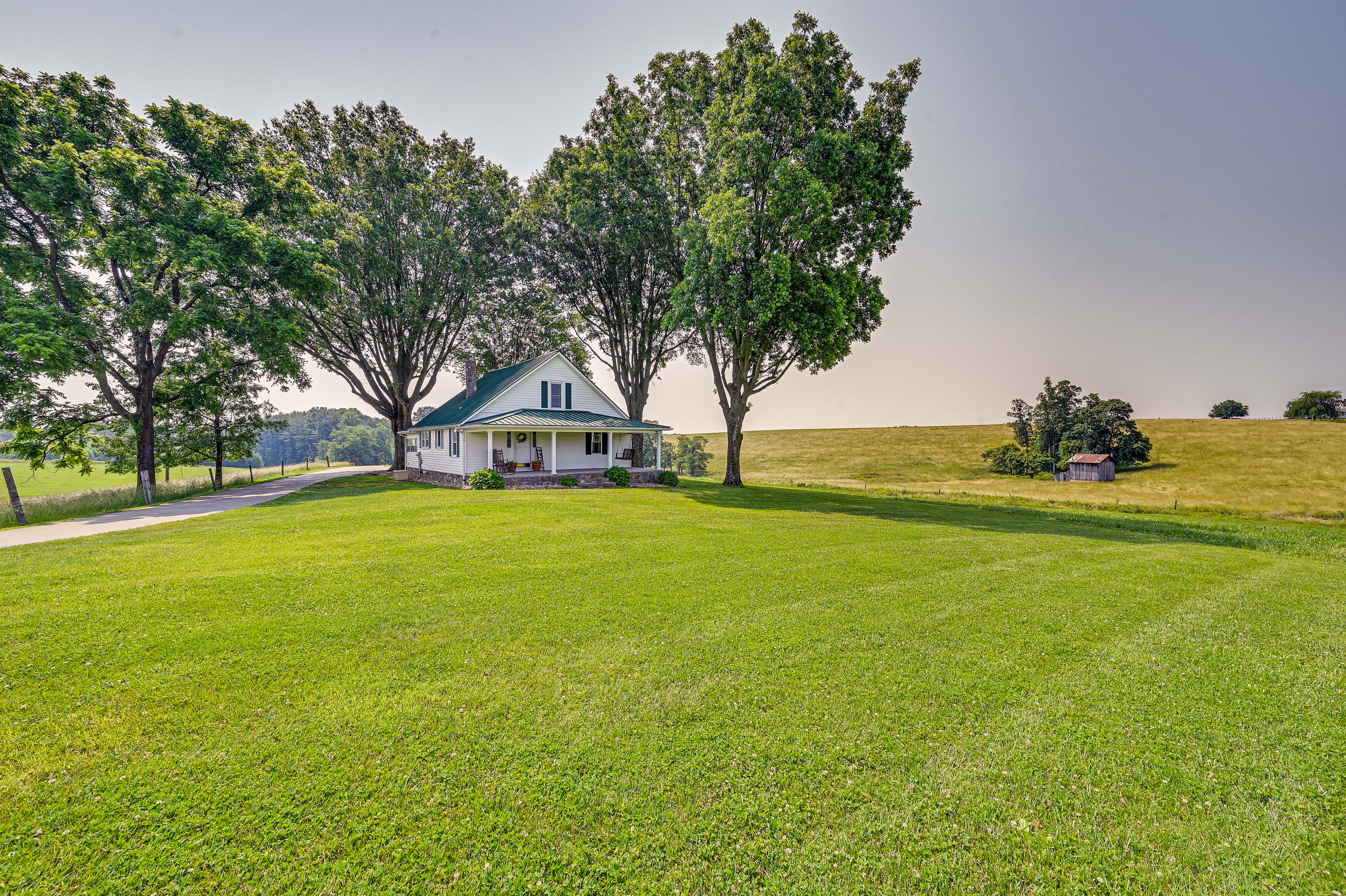 Property Image 1 - Dobson Farmhouse w/ Scenic Porch - Near Vineyards!