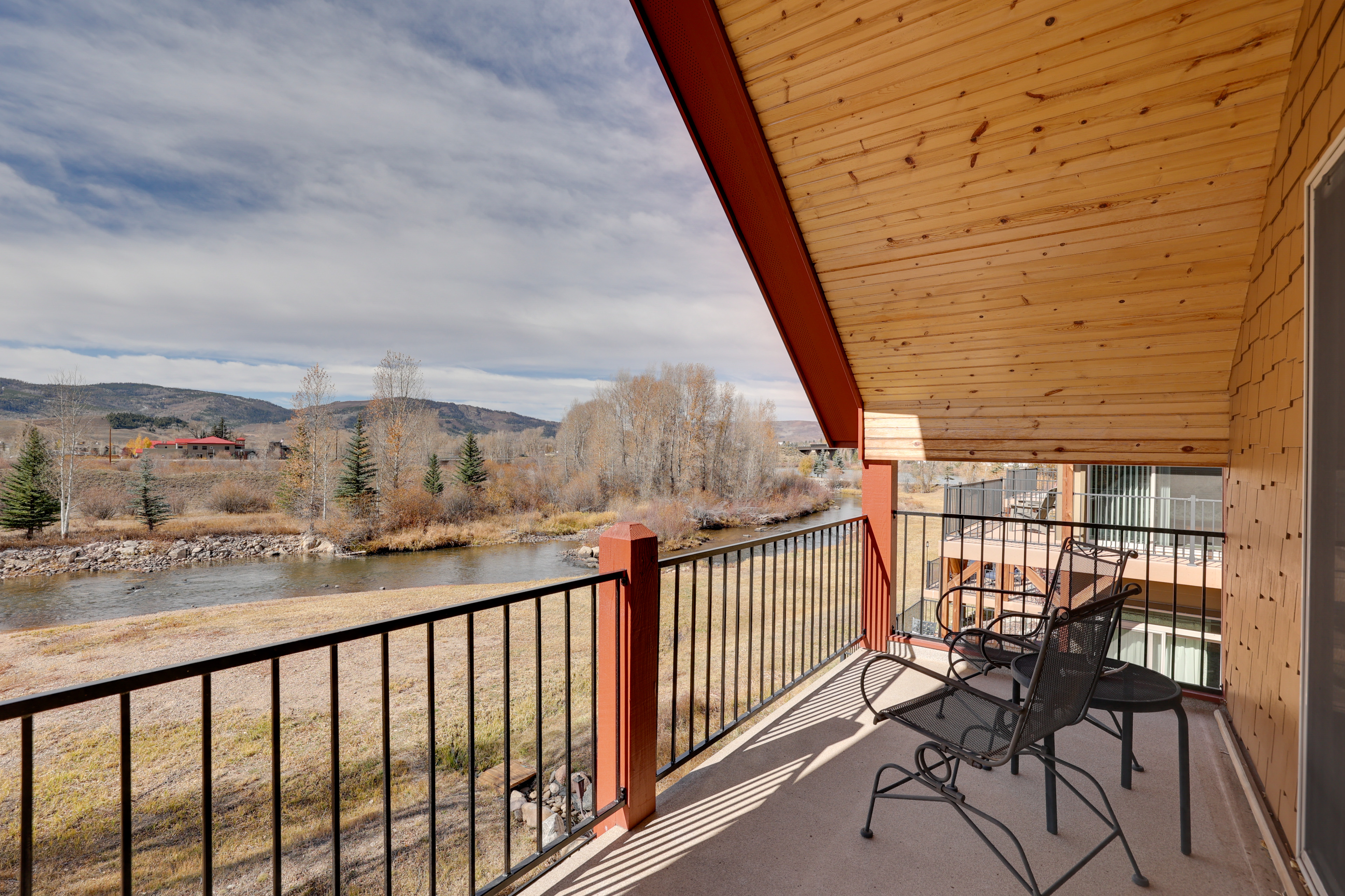 Property Image 1 - Idyllic Riverfront Granby Cabin with Deck!