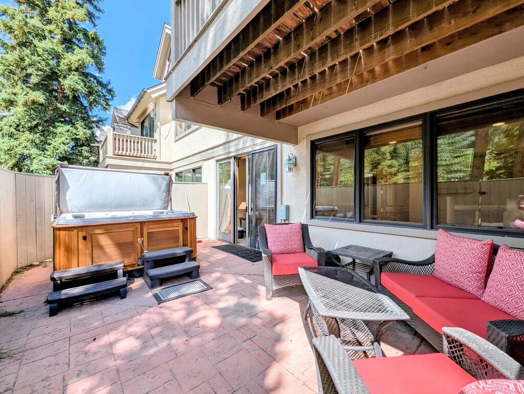 Large Patio with Private Hot Tub #summer