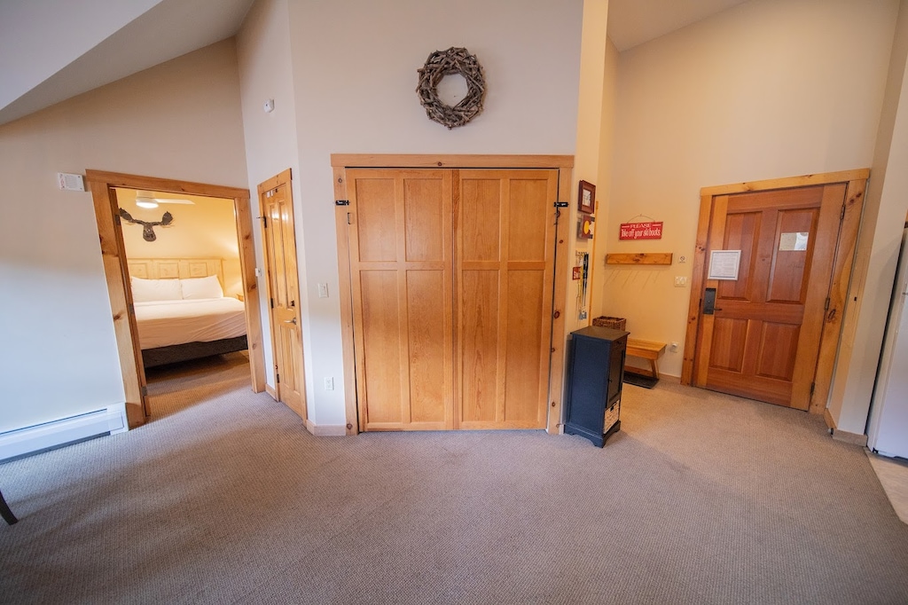 Folded up murphy bed