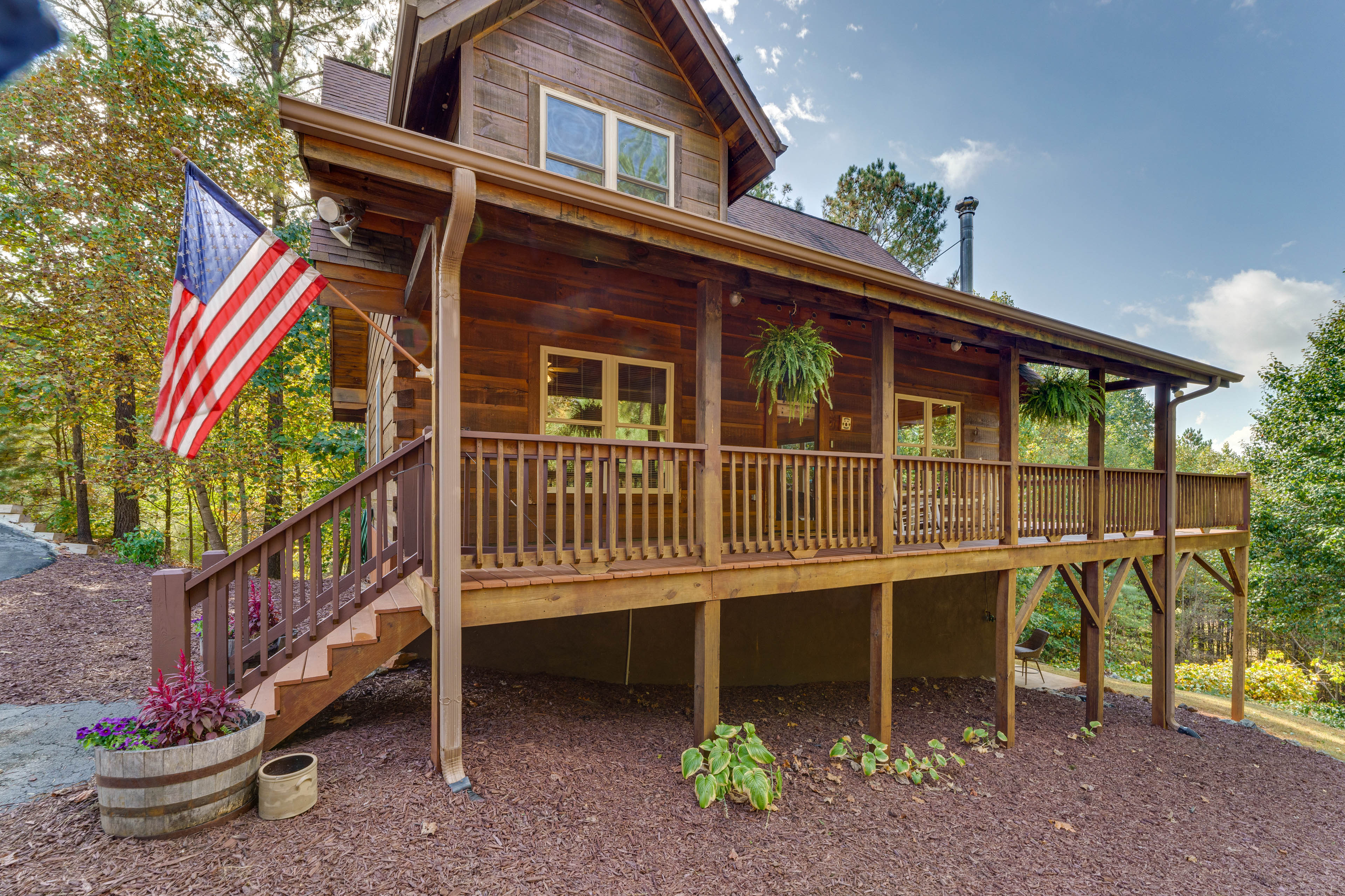 Property Image 2 - Cozy North Carolina Cabin - Deck, Grill & Fire Pit
