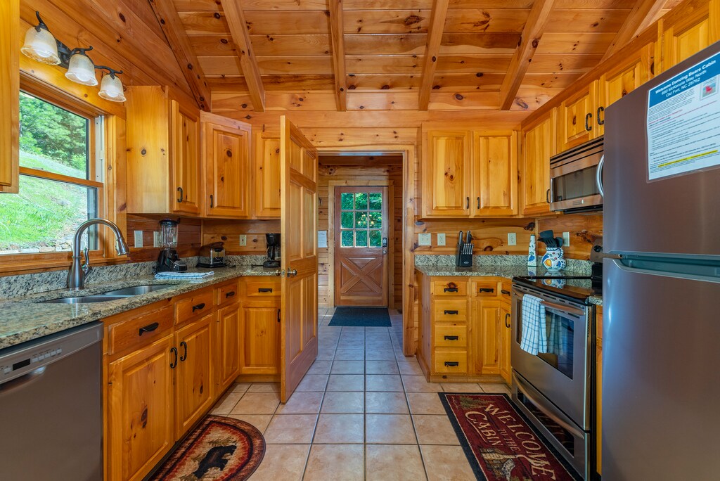 Craft delicious meals in the sleek kitchen complete with a dishwasher & drip-style coffeemaker.