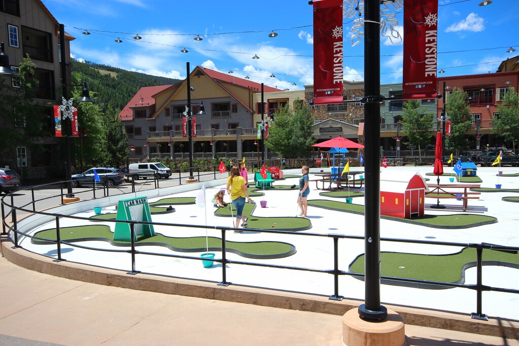 Mini Golf at Dercum Square in River Run Keystone #summer