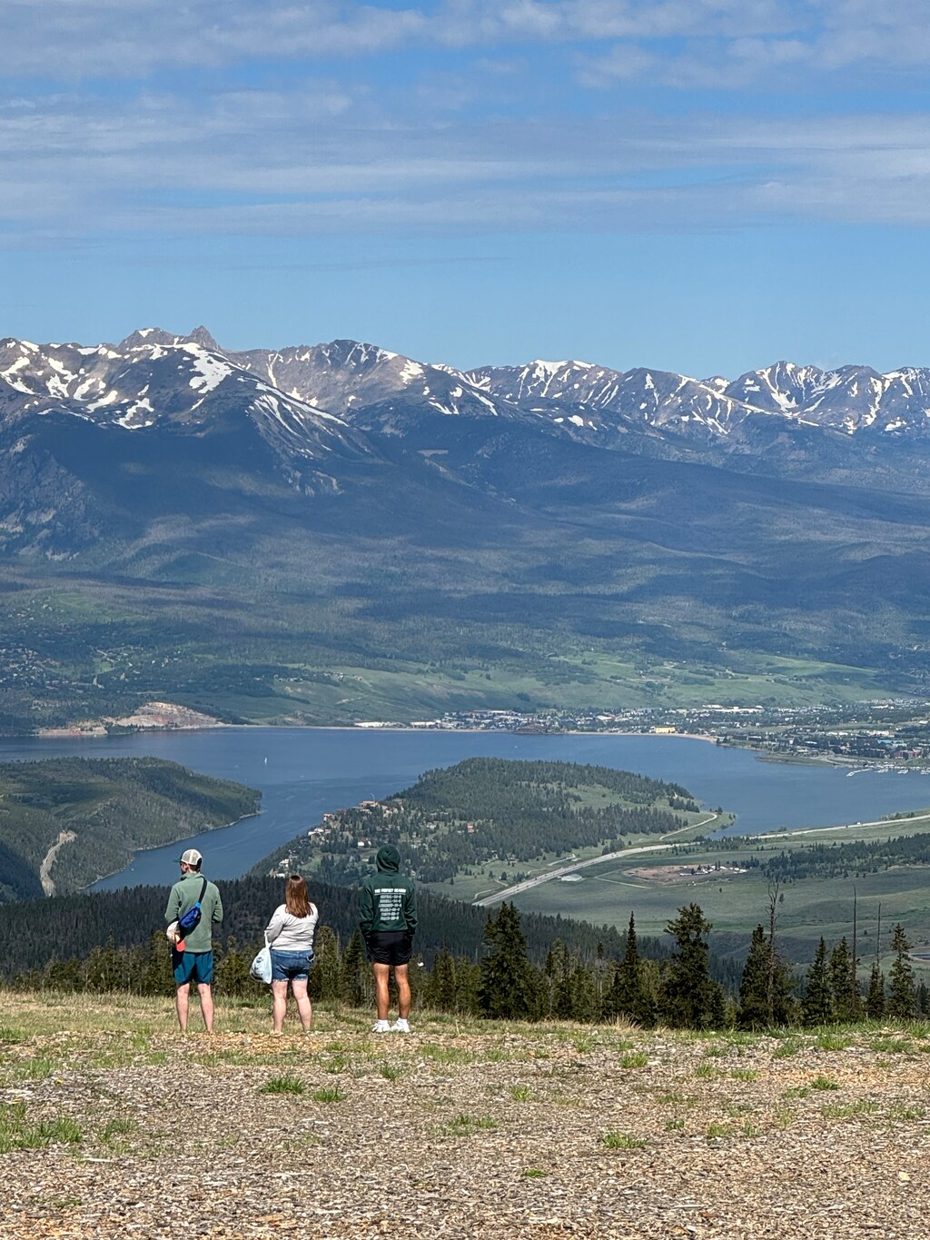 Summer Views of Lake Dillon from the Top of Keystone #summer