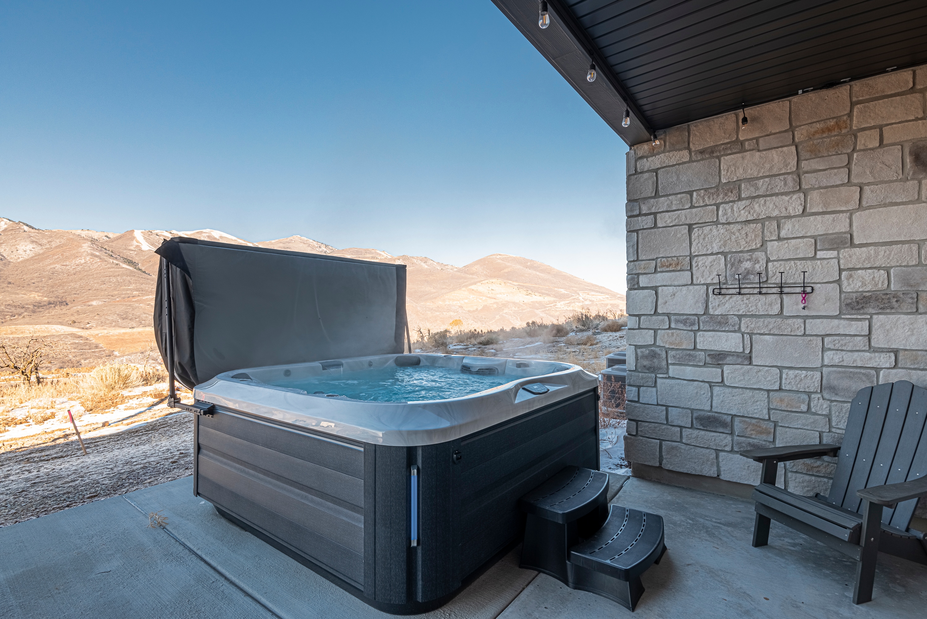 Private Patio with Hot Tub