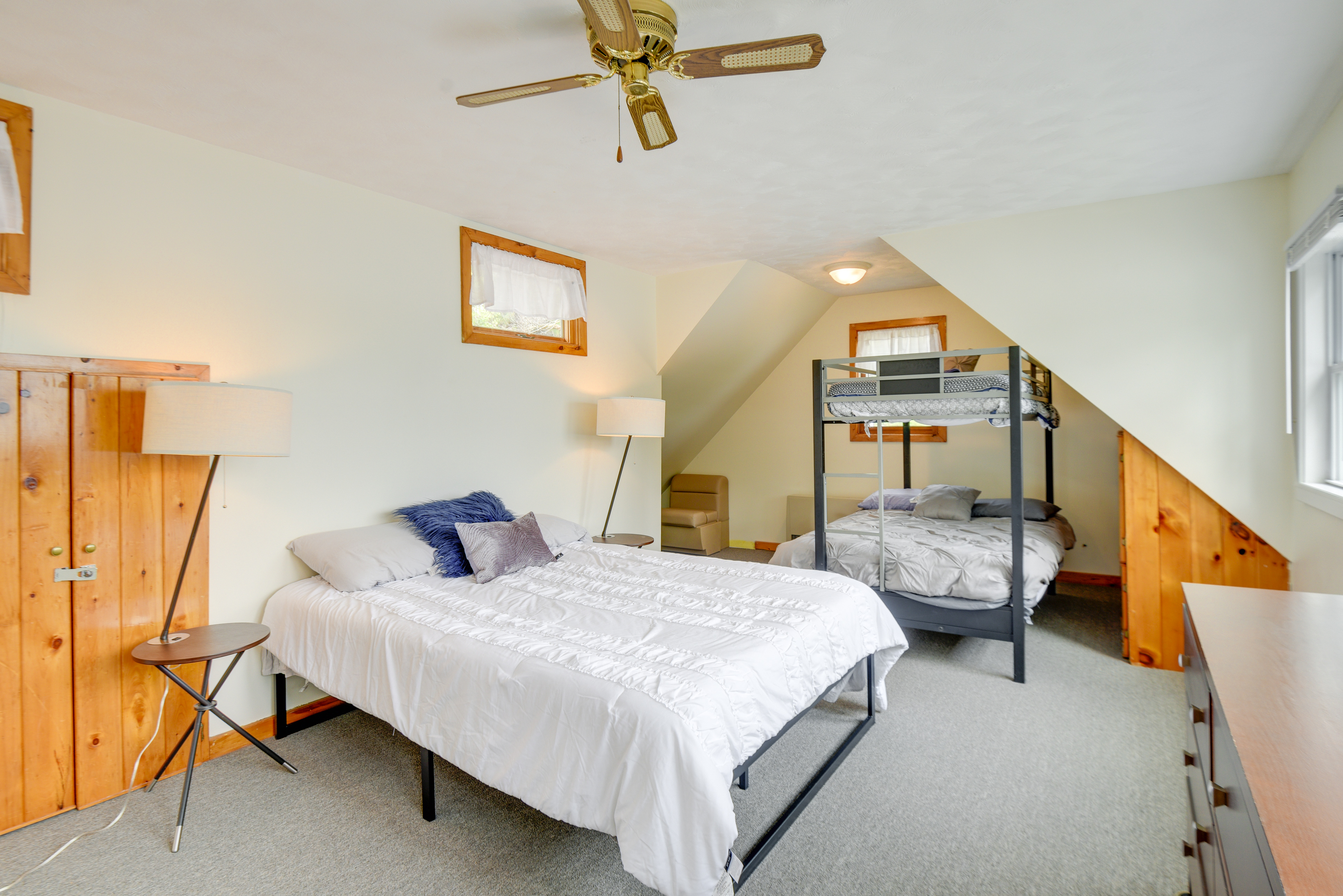 Waterfront Gray Home w/ Furnished Deck & Fire Pit!