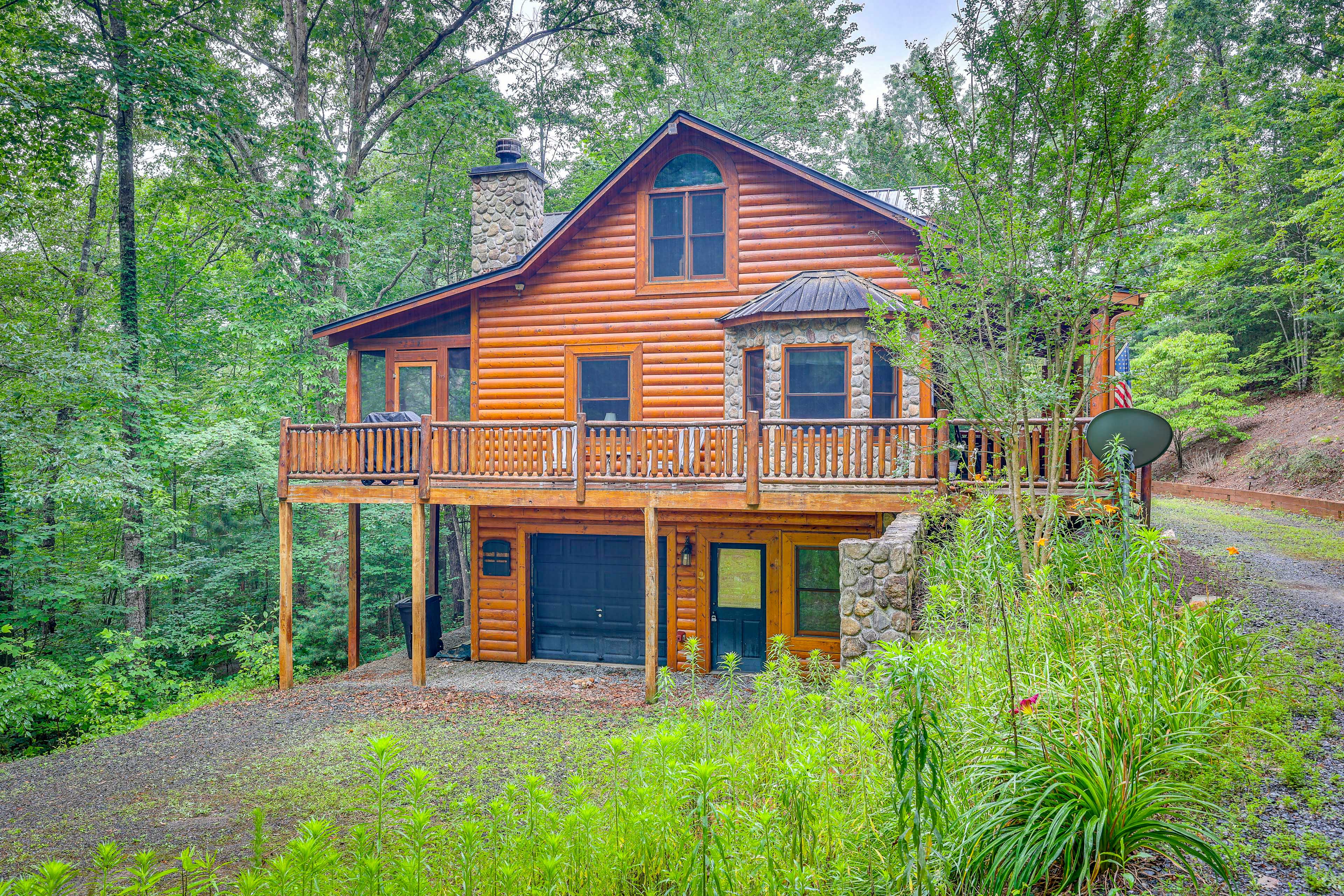 Property Image 1 - Morganton Cabin < 1/2 Mi to Blue Ridge Lake!