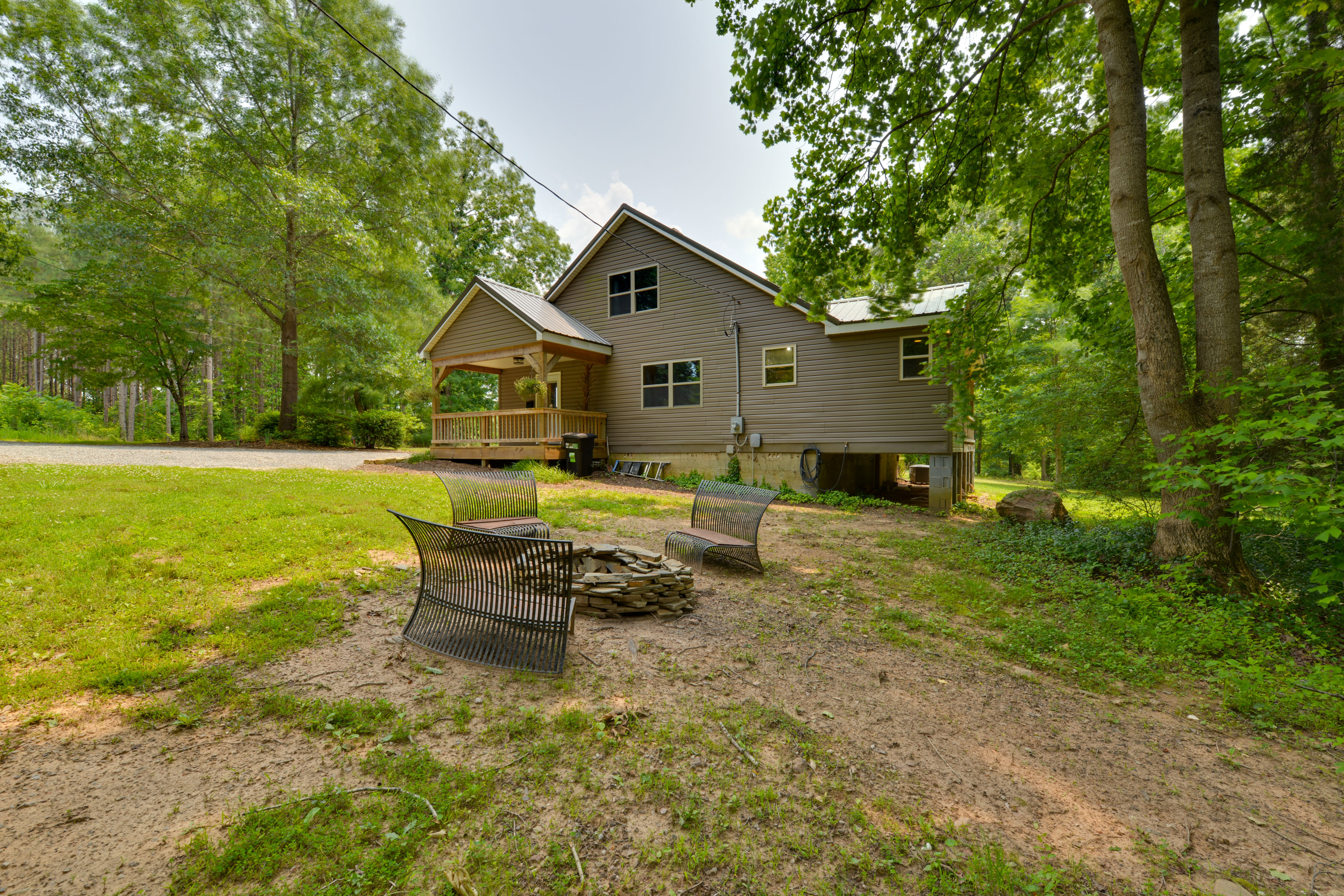 Property Image 2 - Rustic Olin Cottage in North Carolina Wine Country