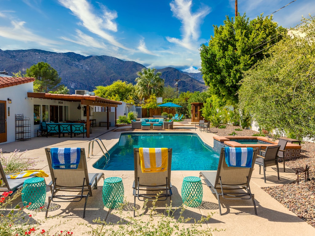 Enjoy the completely private pool yard