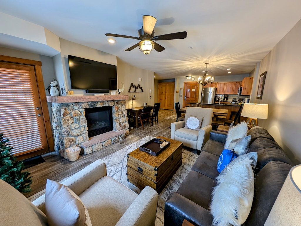 Modern vacation condo in River Run Village!