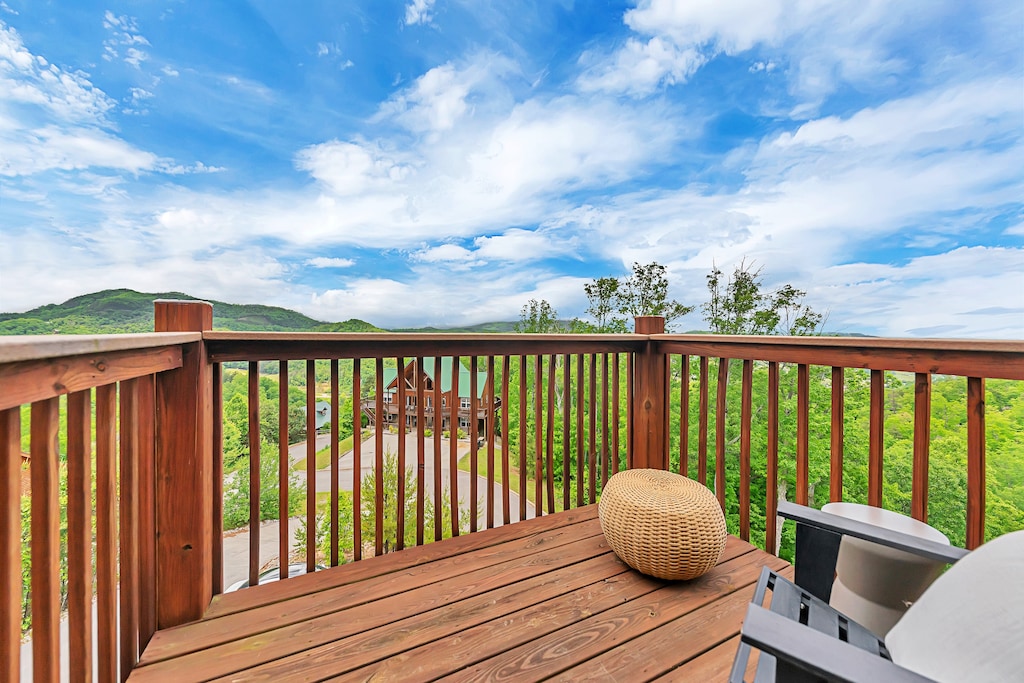 Expansive views from the outdoor spaces.