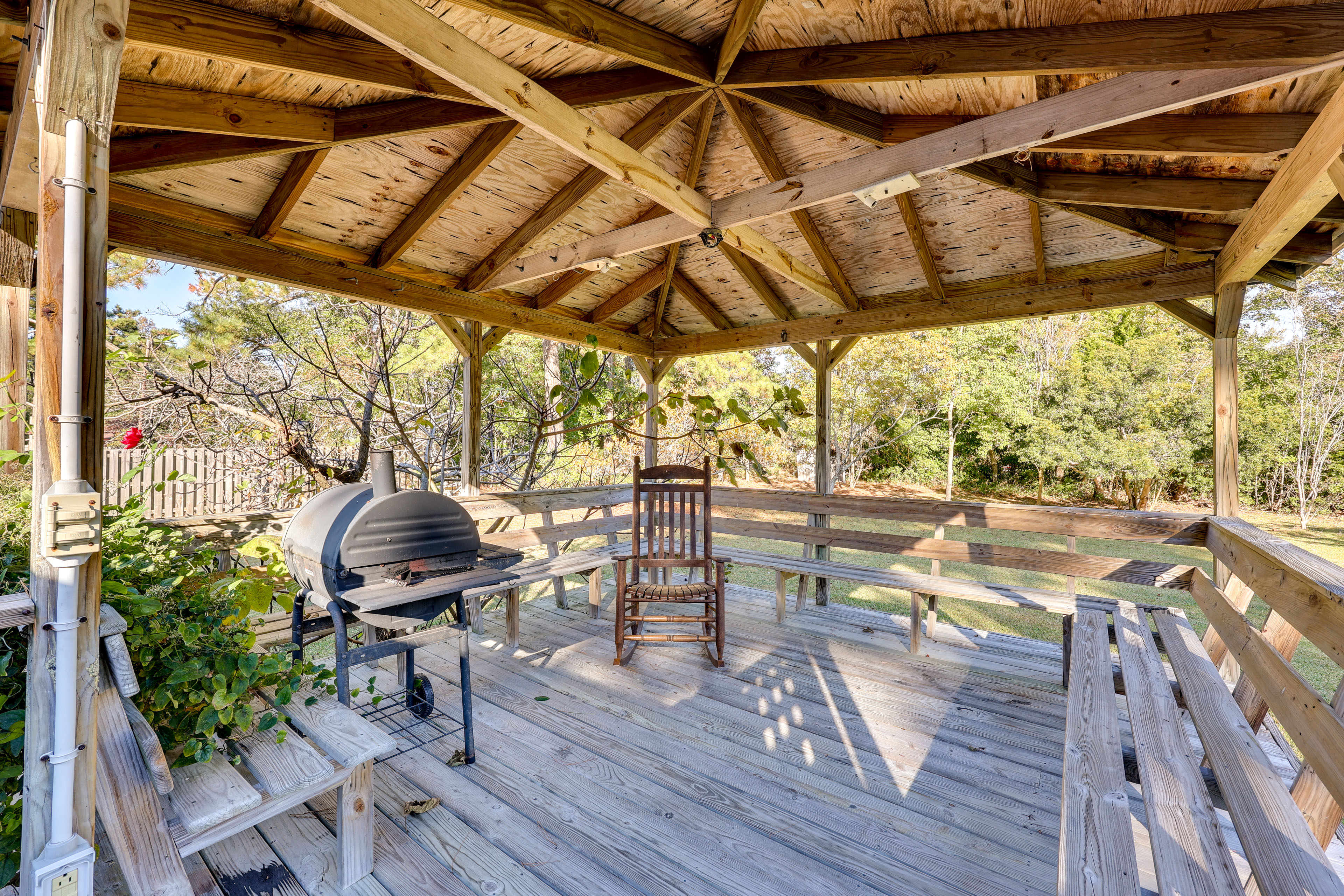 Property Image 2 - 4 Mi to Beach: Wilmington Home w/ Gazebo Deck!