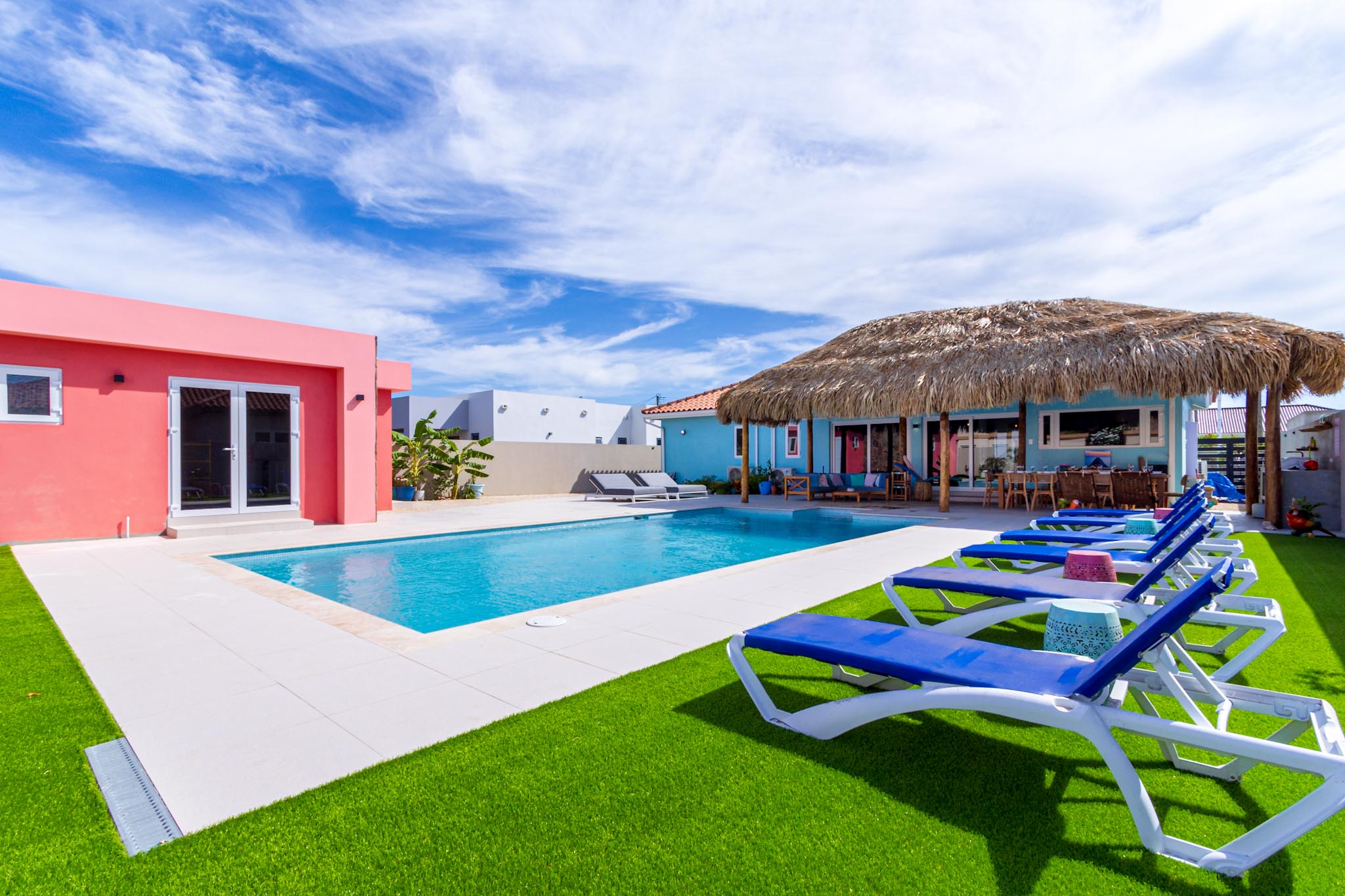 Vibrant Pool Area - feel the warmth of the sun and lie down by the pool
